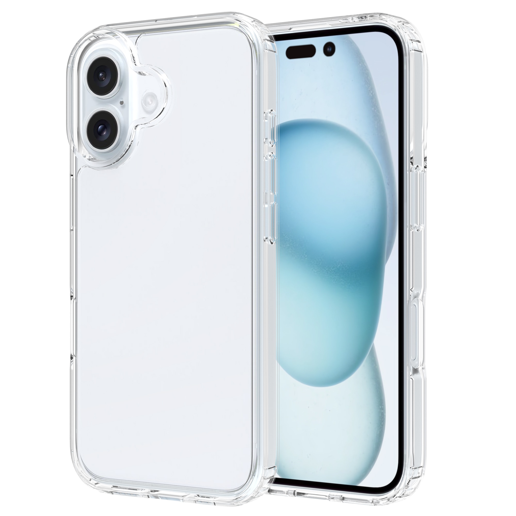 Hybridcase iPhone 16 Plus transparant