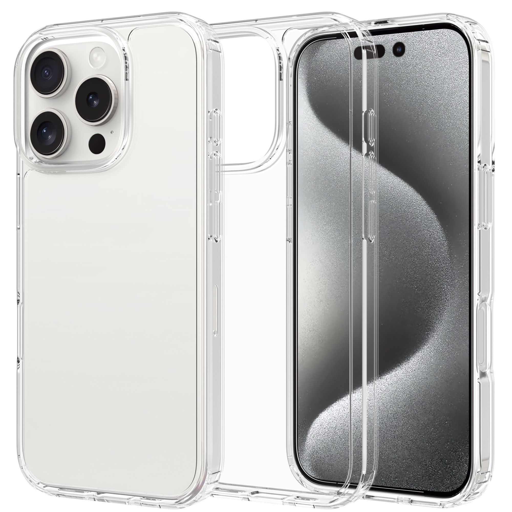 iPhone 16 Pro Set Hoesje en Screenprotector