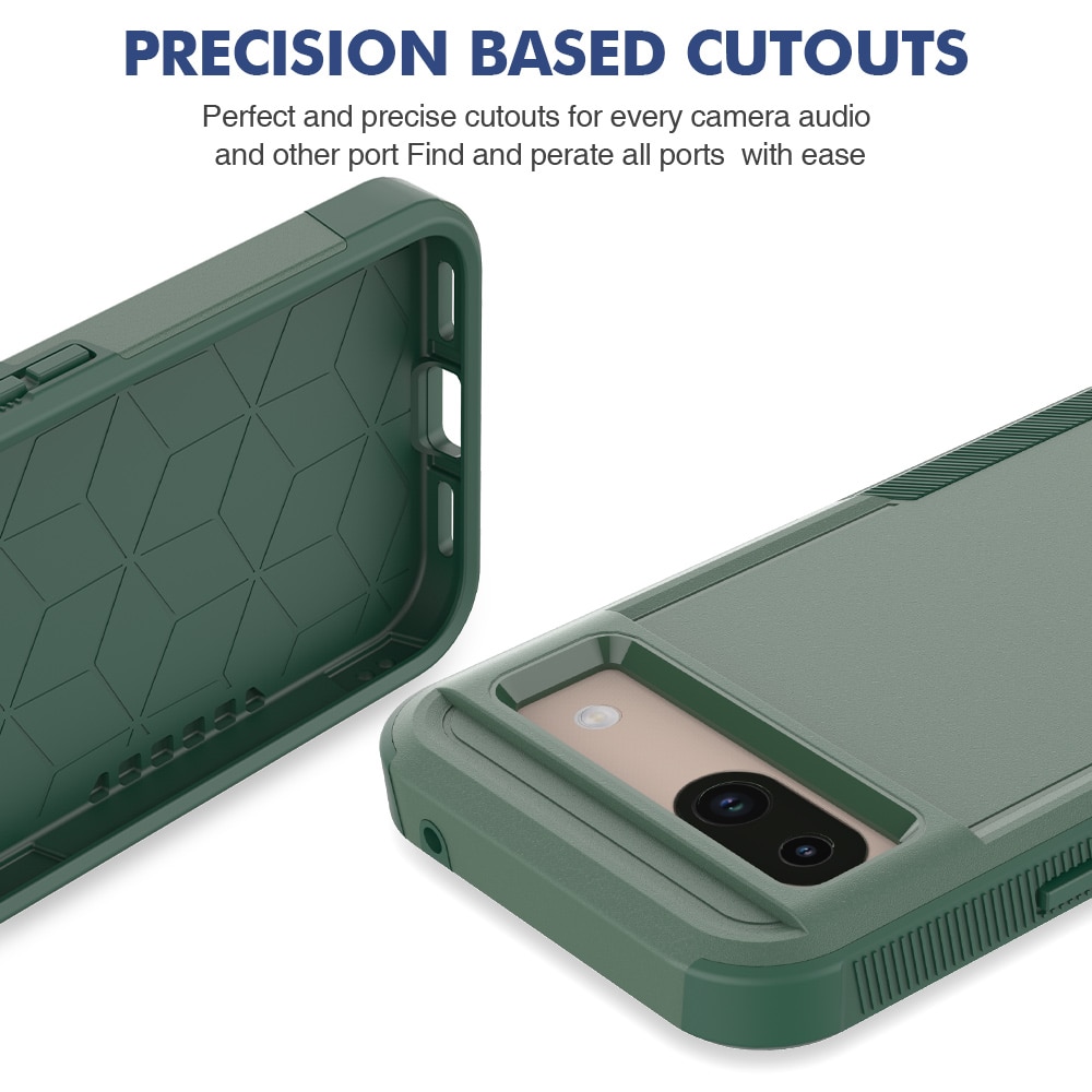 Google Pixel 8a Off-road Hybridcase groen