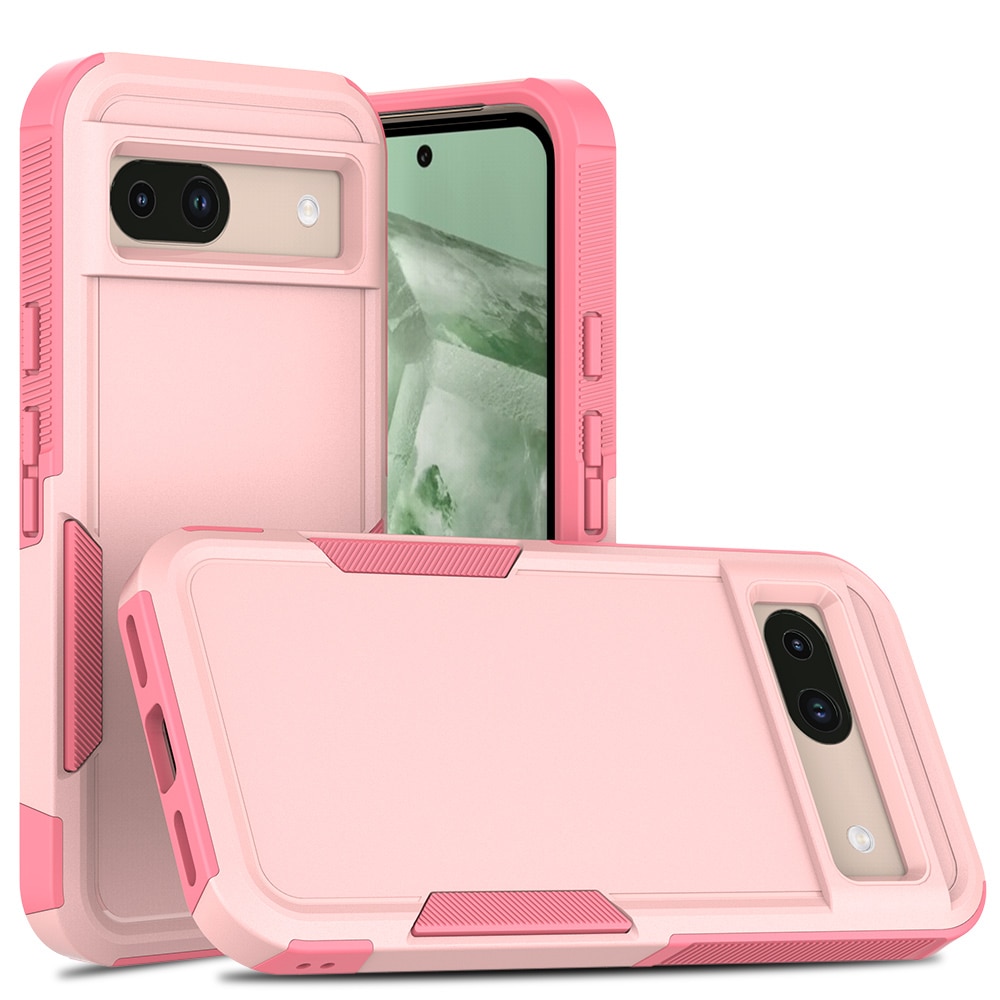 Google Pixel 8a Off-road Hybridcase roze