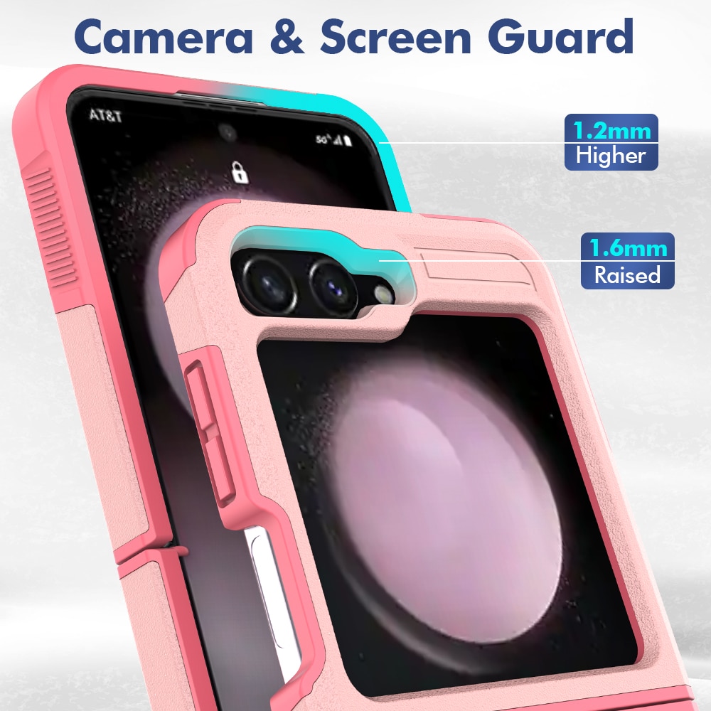 Samsung Galaxy Z Flip 6 Off-road Hybridcase roze