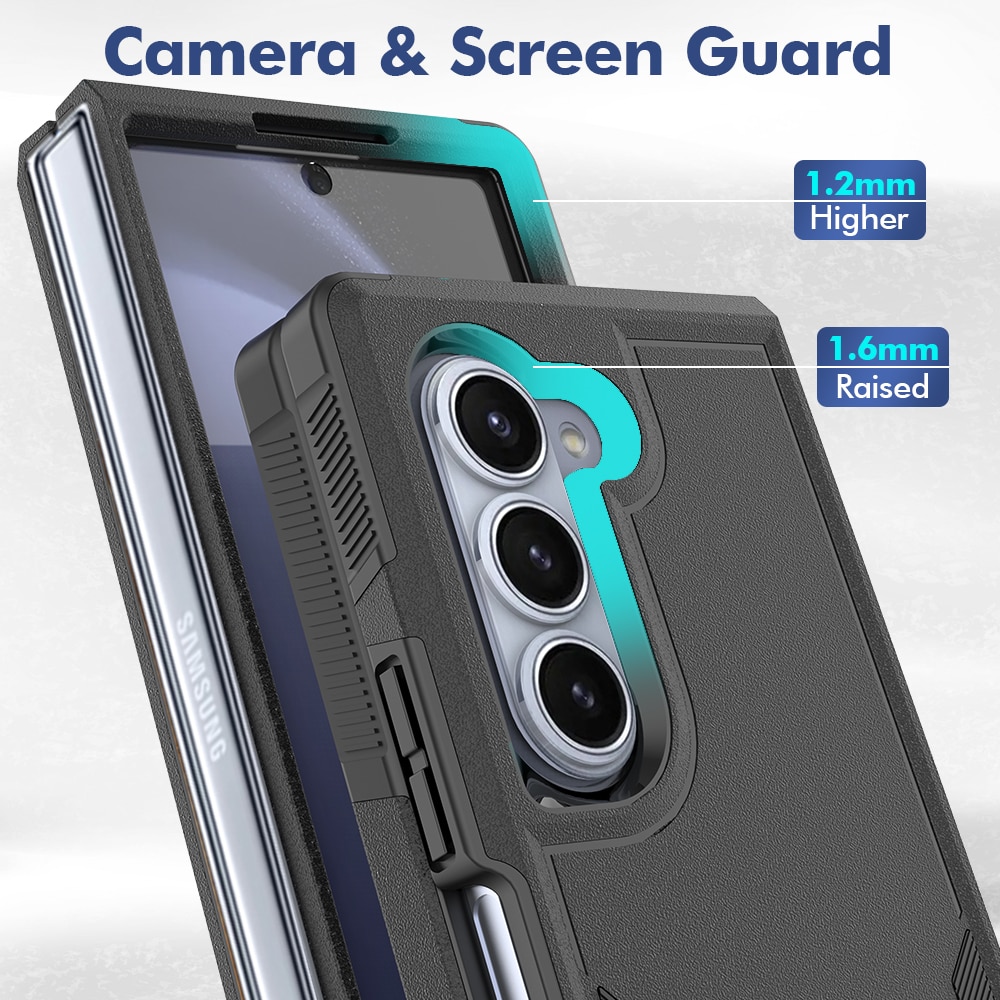 Samsung Galaxy Z Fold 6 Off-road Hybridcase zwart