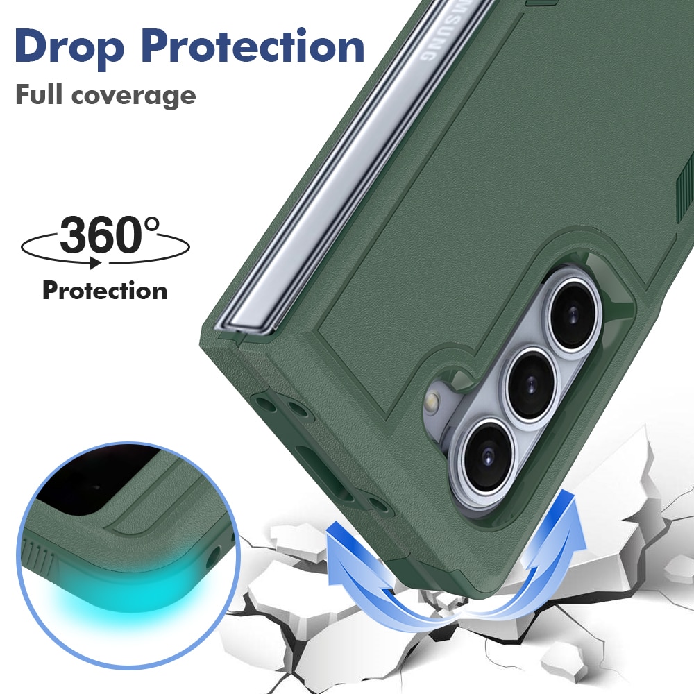 Samsung Galaxy Z Fold 6 Off-road Hybridcase groen