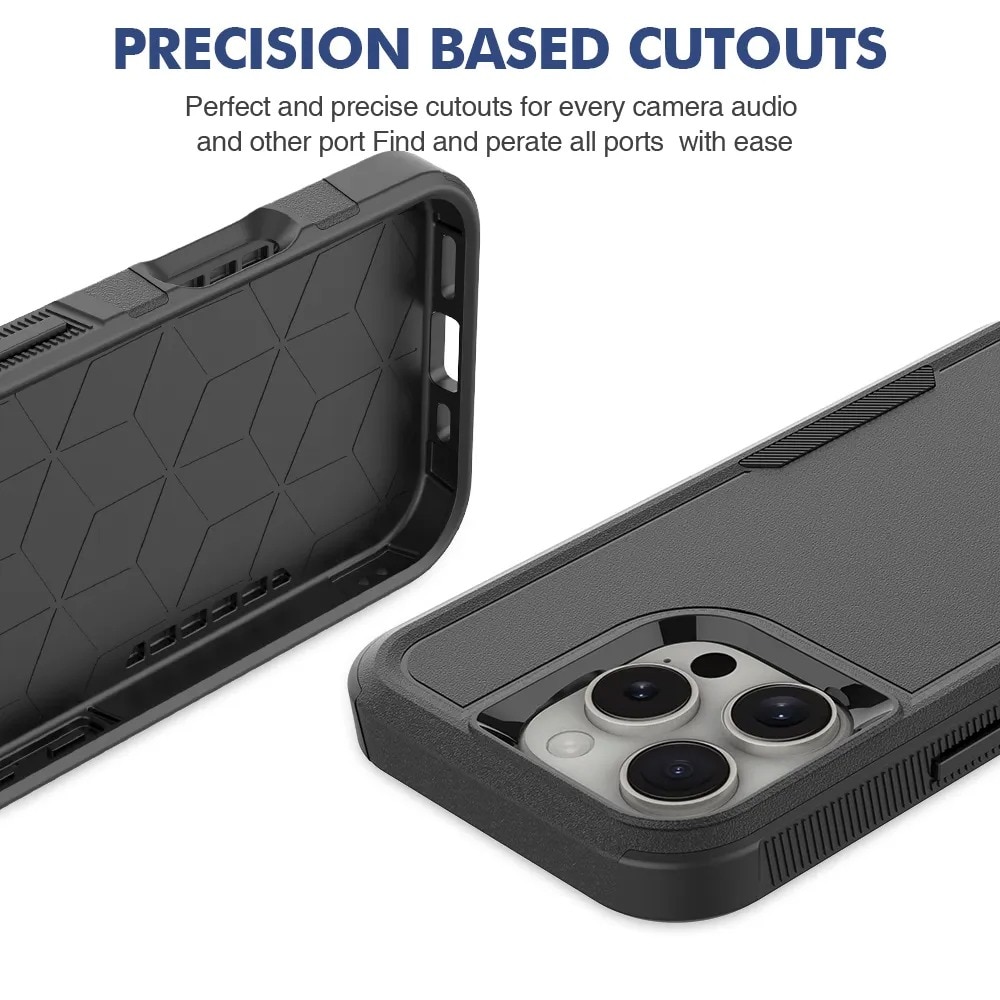 iPhone 16 Pro Off-road Hybridcase zwart