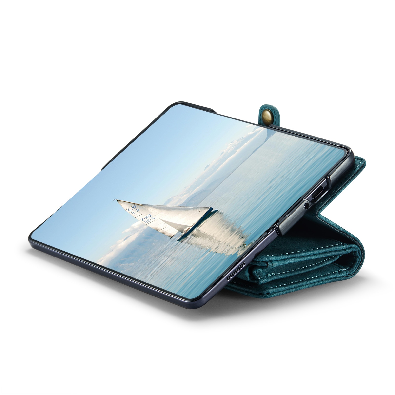 Multi-slot hoesje Samsung Galaxy Z Fold 6 blauw