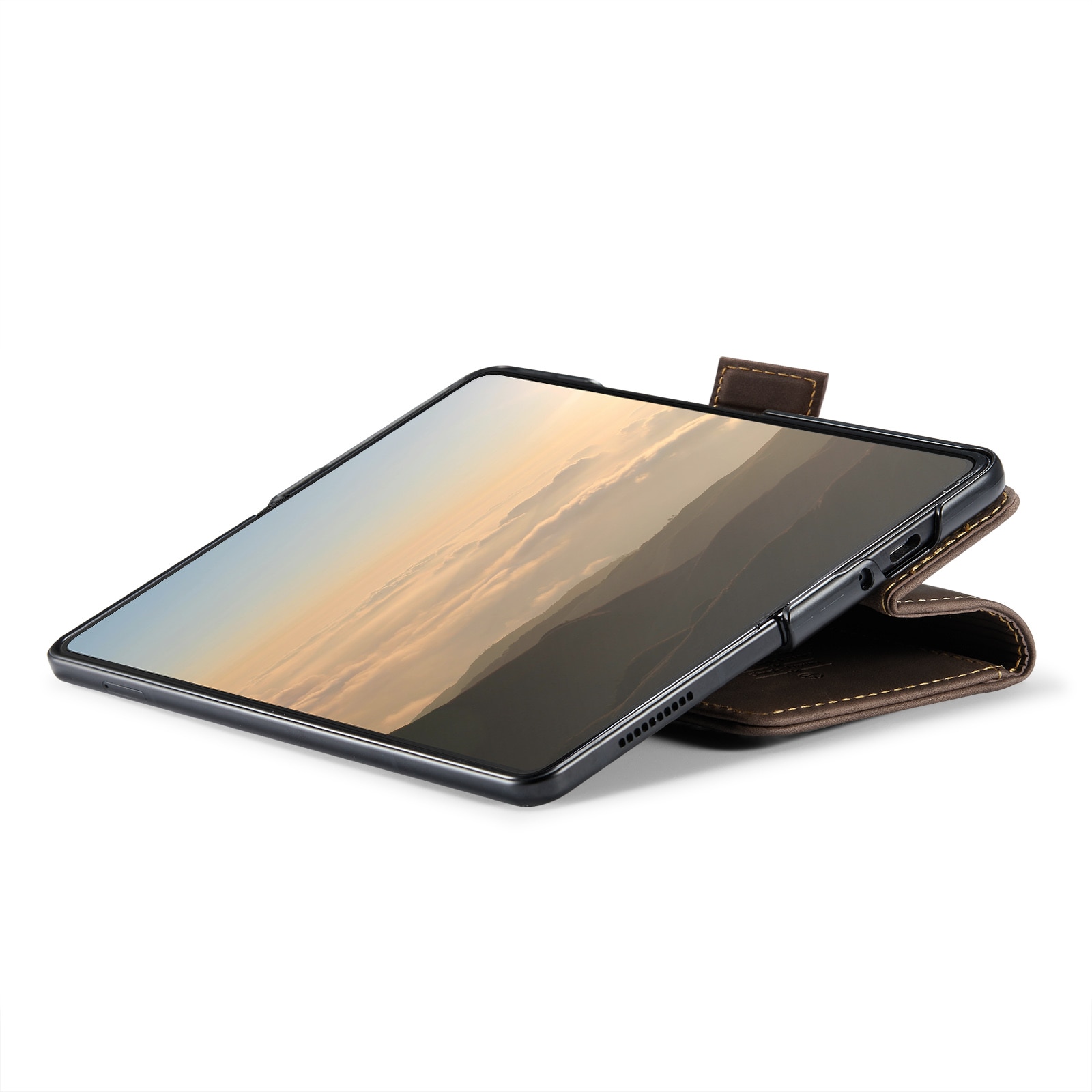 Slim Bookcover hoesje Samsung Galaxy Z Fold 6 bruin