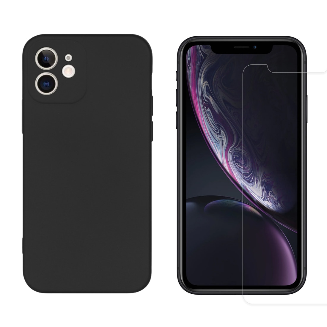 iPhone 11 Set TPU-hoesje en Screenprotector