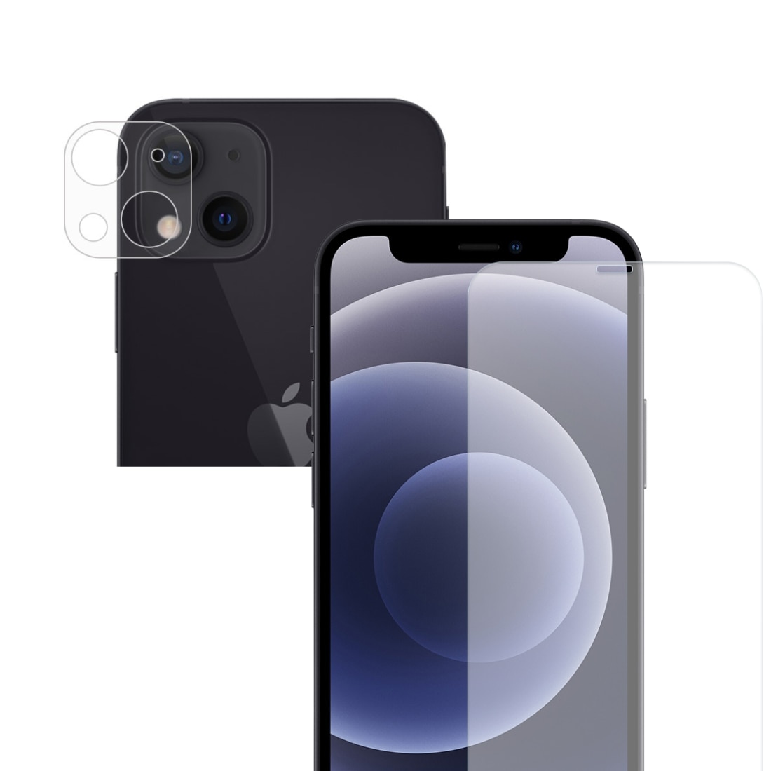 iPhone 13 Camera Protector en Screenprotector Gehard Glas