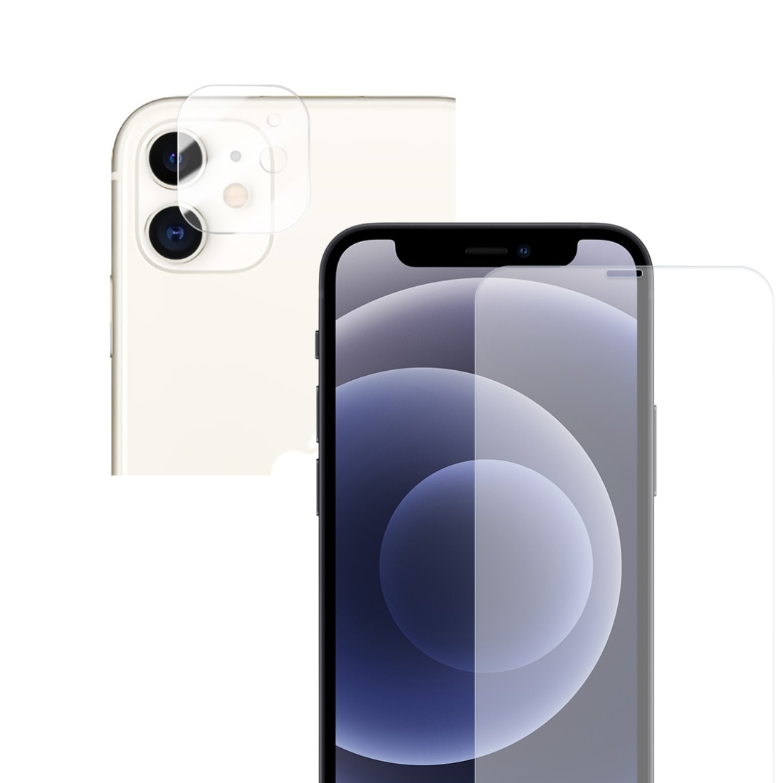 iPhone 11 Camera Protector en Screenprotector Gehard Glas