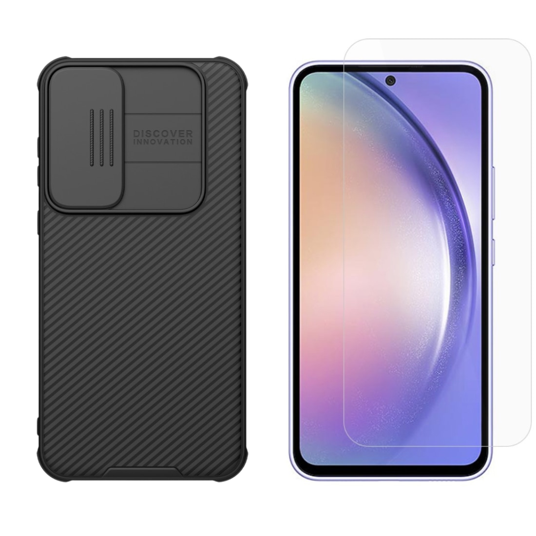 Samsung Galaxy A55 Set CamShield Hoesje en Screenprotector