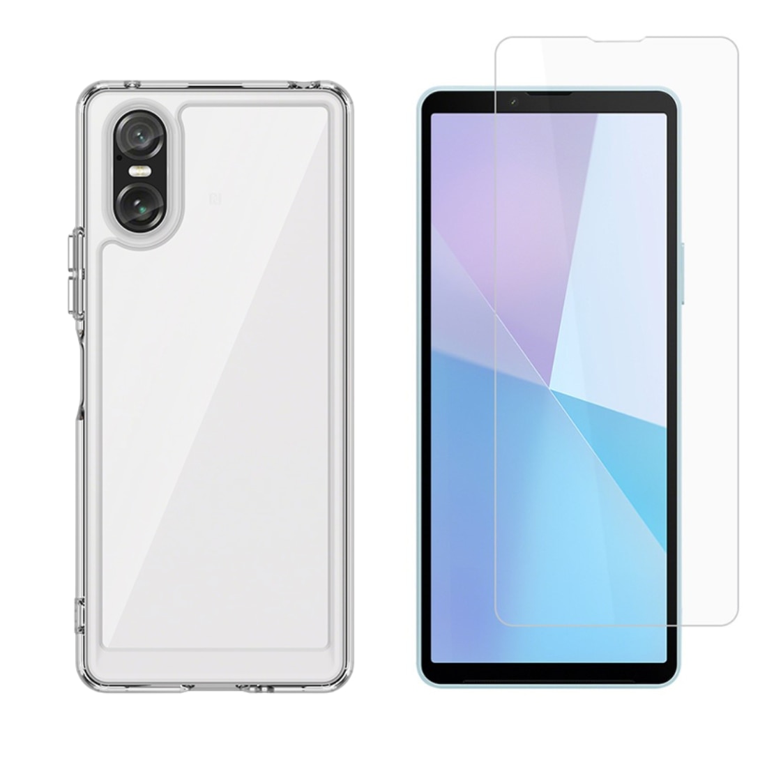 Sony Xperia 10 VI Set Hoesje en Screenprotector