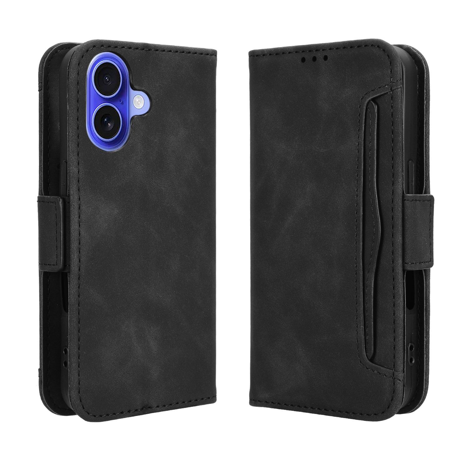 iPhone 16 Plus Multi Bookcover hoesje zwart