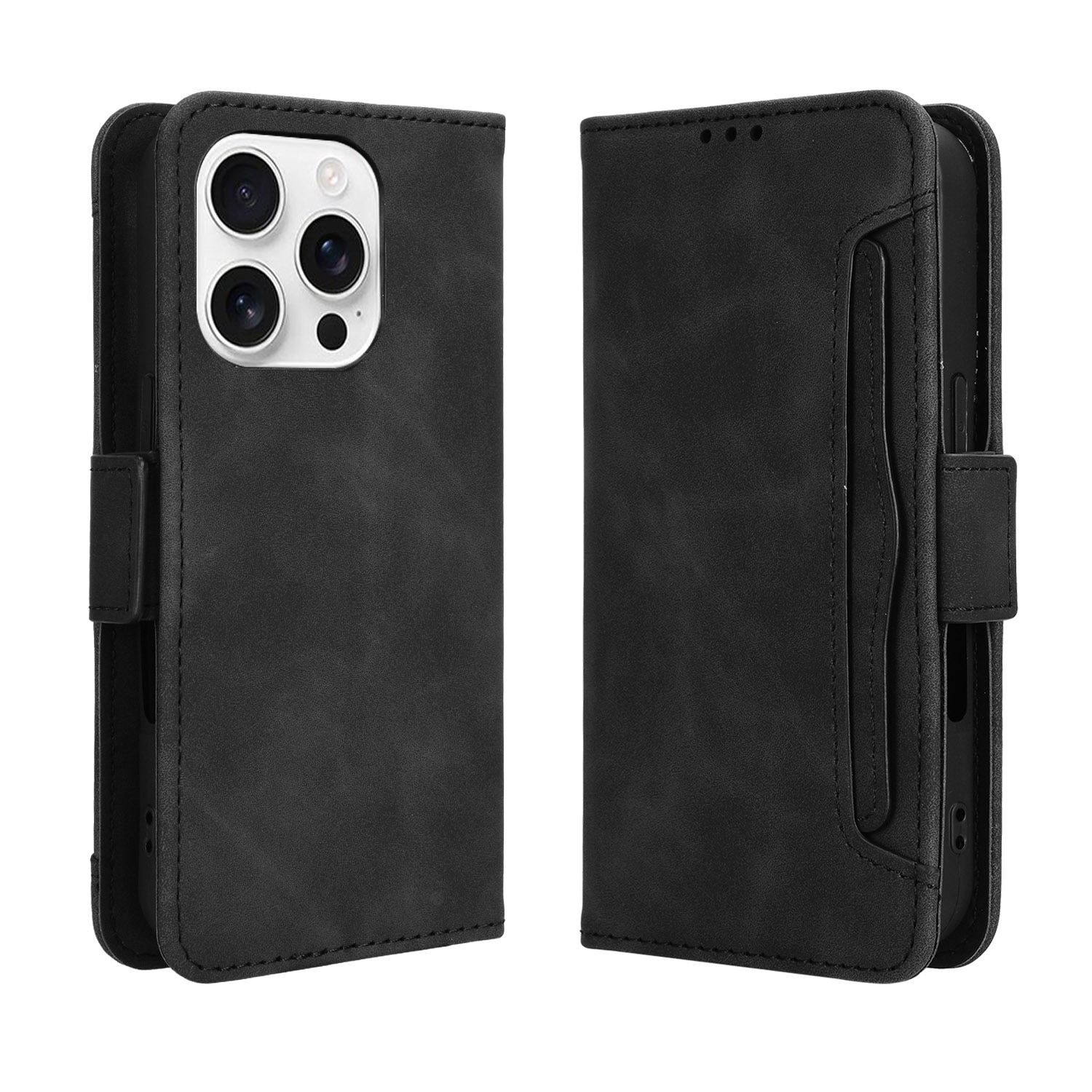 iPhone 16 Pro Multi Bookcover hoesje zwart