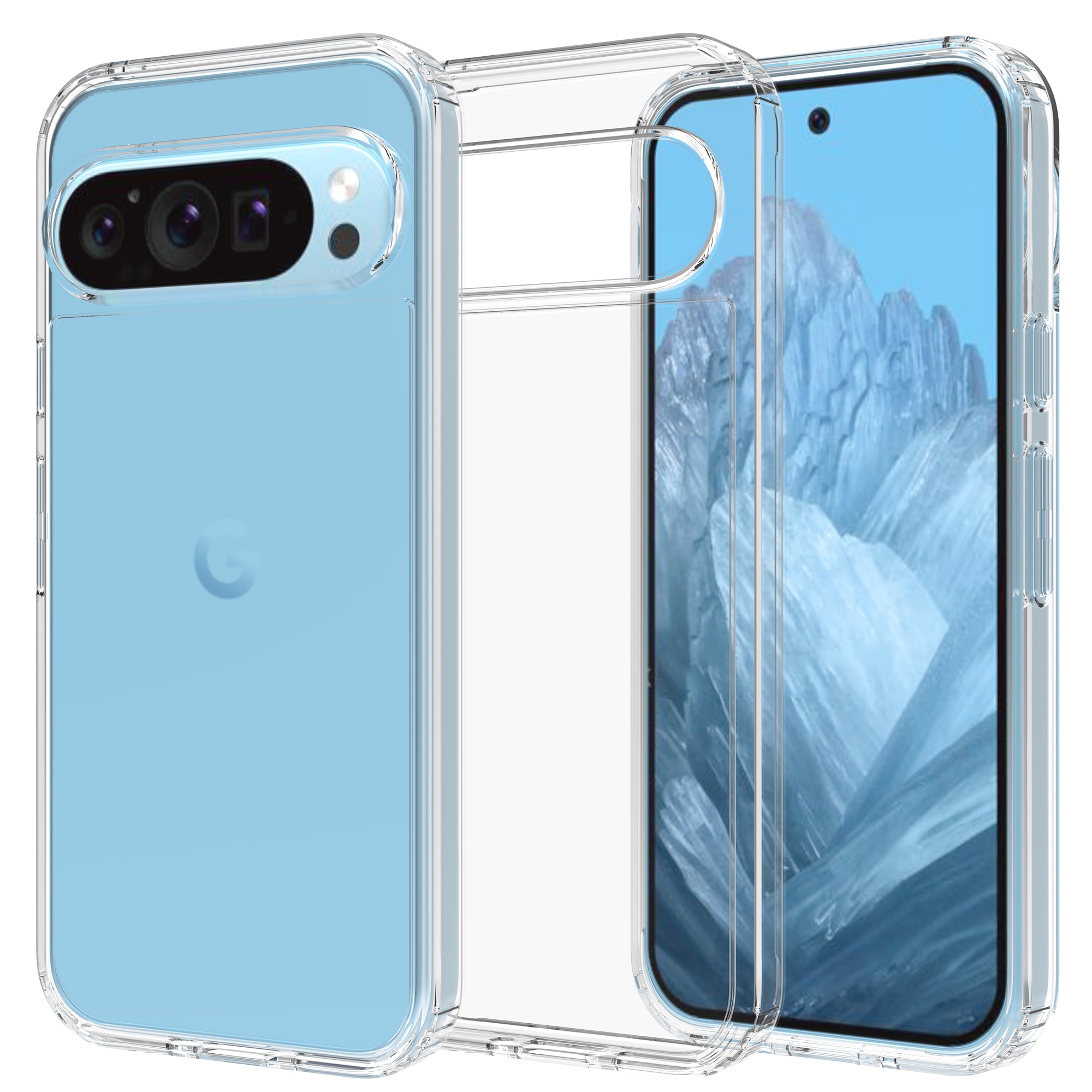 Hybridcase Google Pixel 9a Transparant