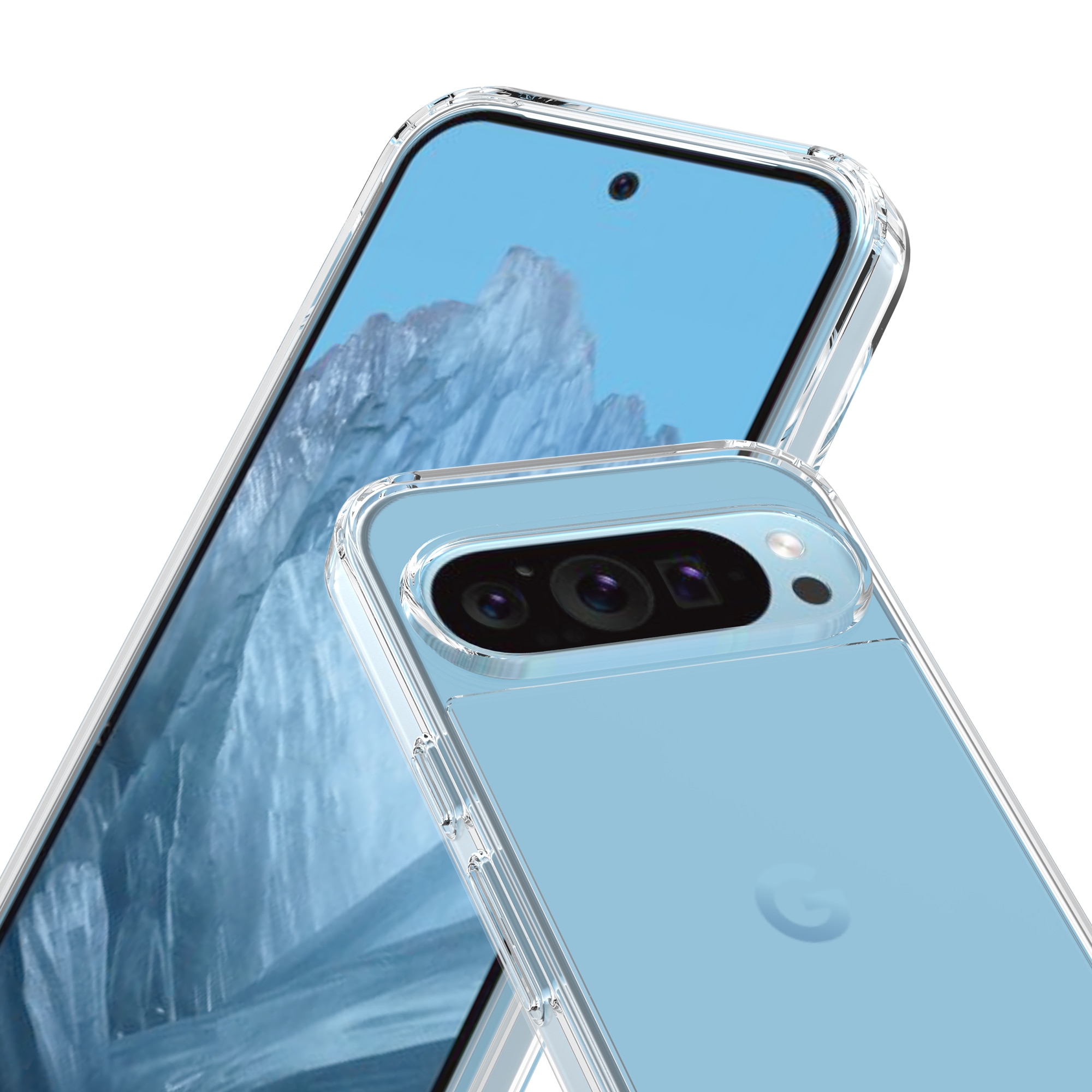 Crystal Hybrid Case Google Pixel 9 transparant