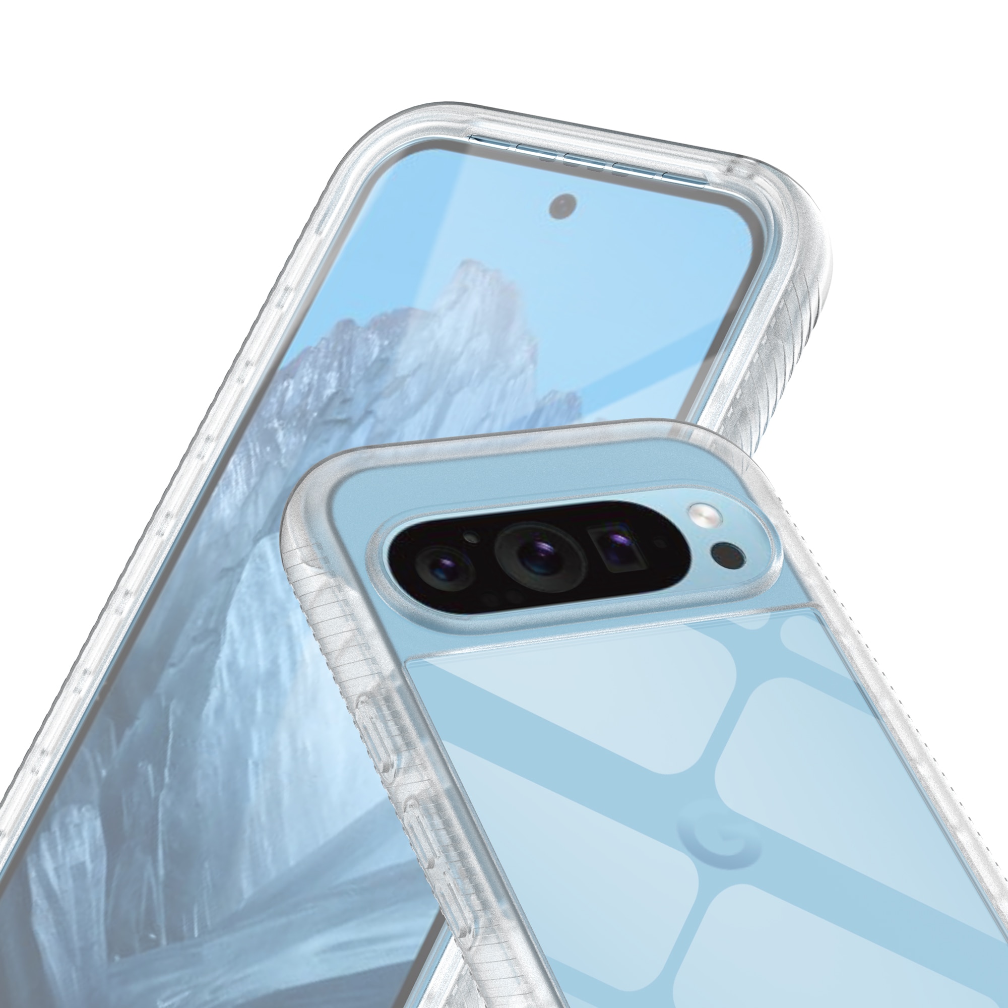 Google Pixel 9 Full Protection Case transparant