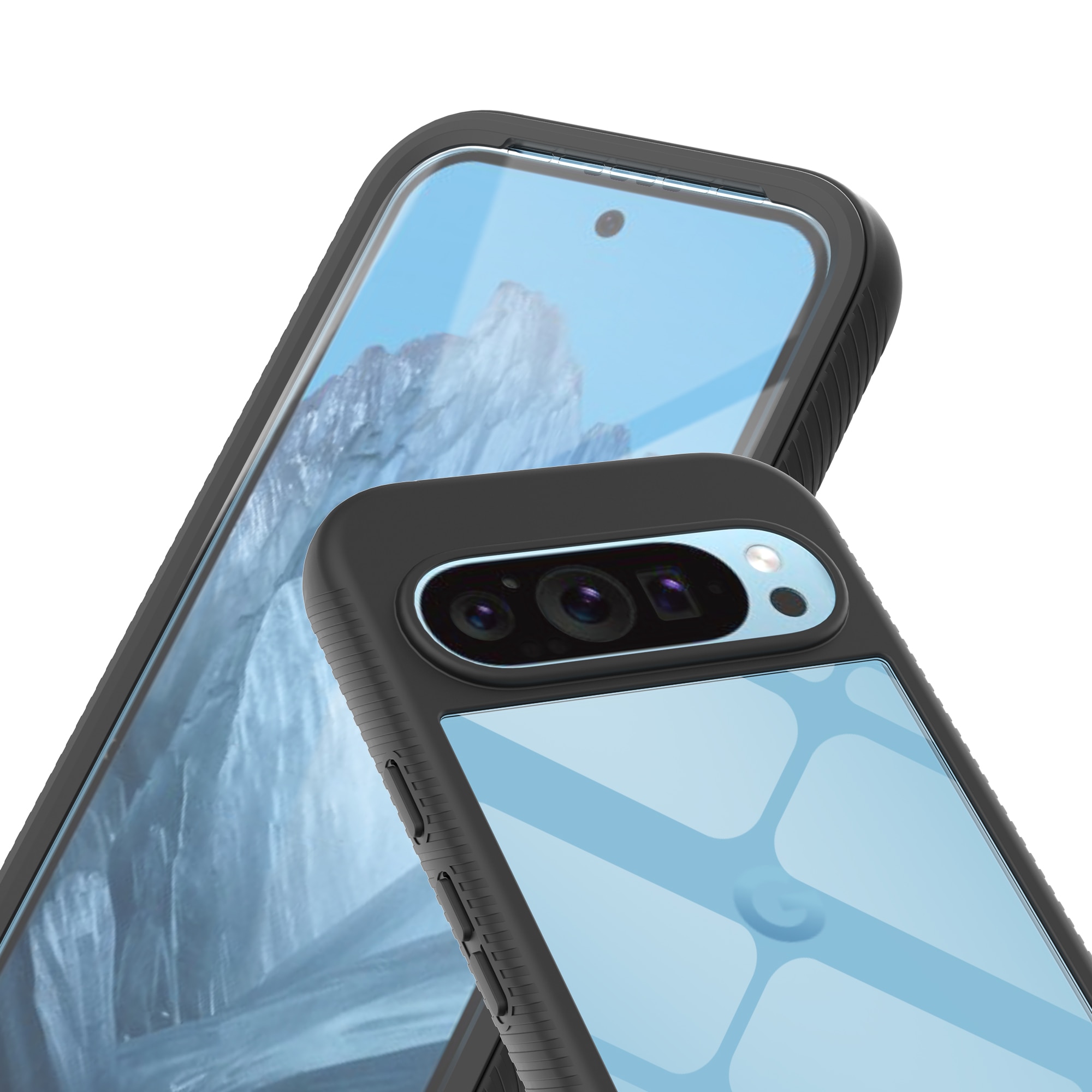 Google Pixel 9 Full Protection Case zwart