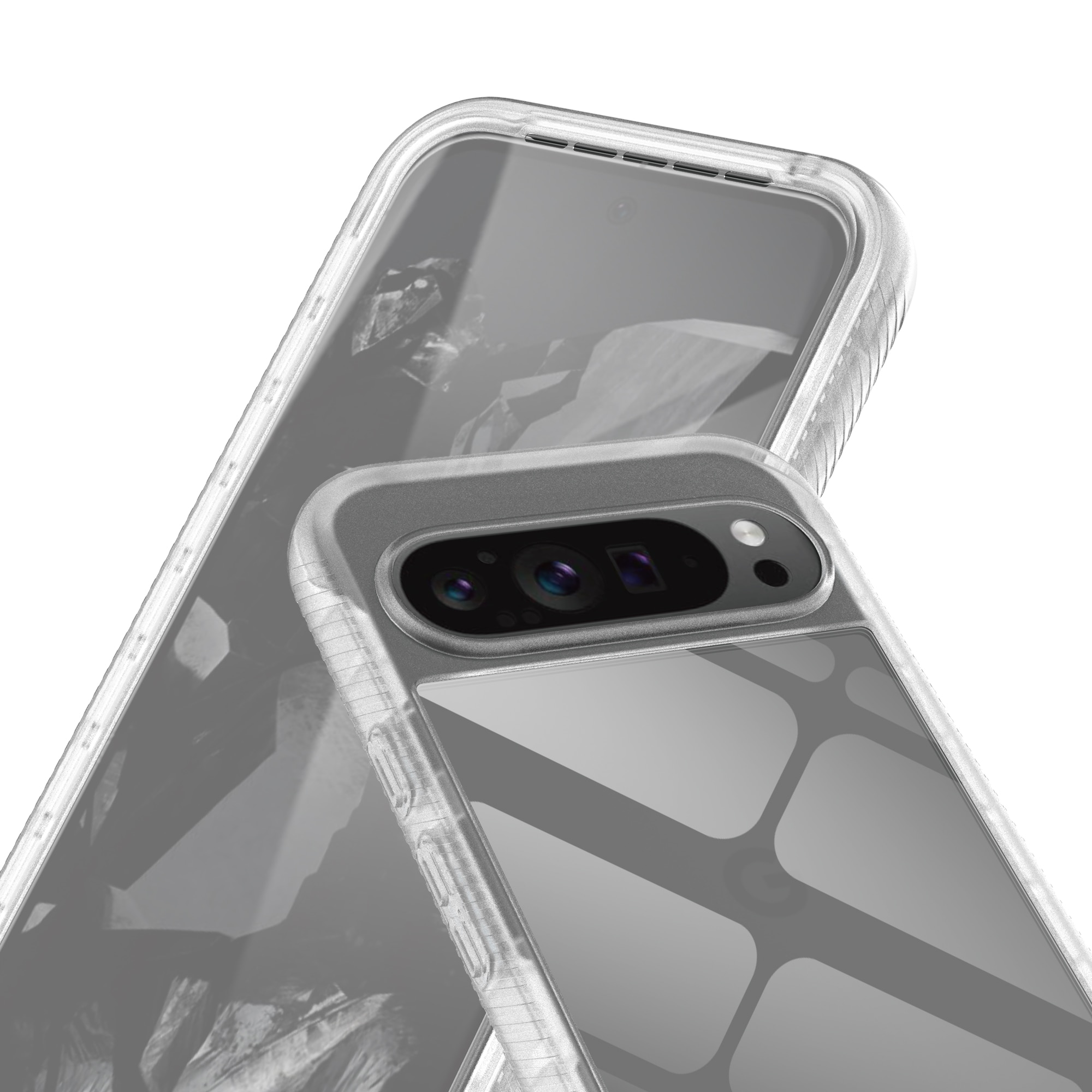 Google Pixel 9 Pro XL Full Protection Case transparant