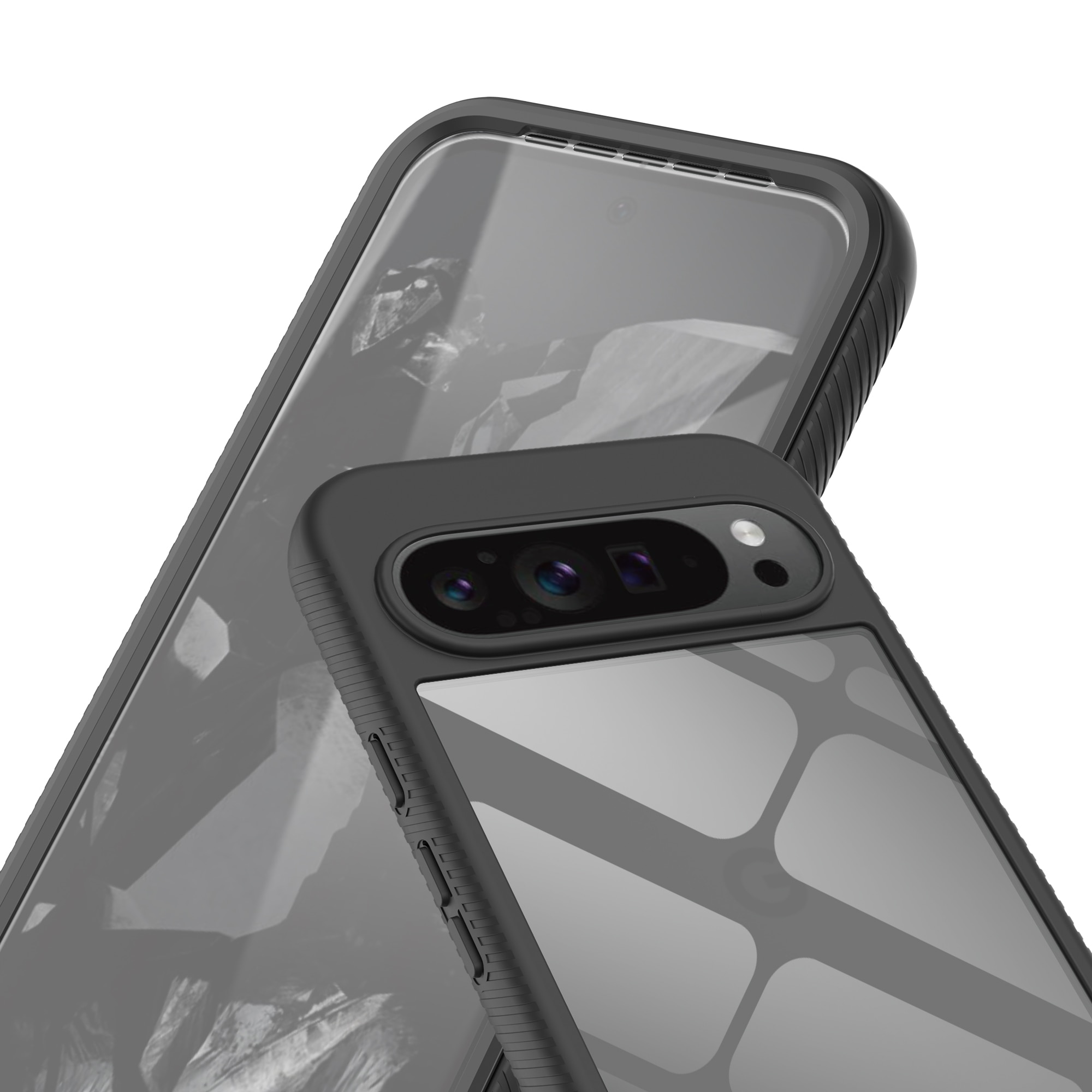 Google Pixel 9 Pro XL Full Protection Case zwart