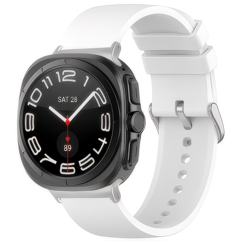 Samsung Galaxy Watch Ultra 47mm Siliconen bandje wit