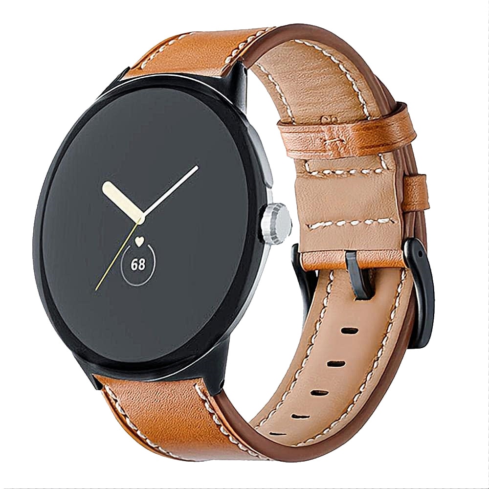 Google Pixel Watch 3 41mm Leren bandje cognac