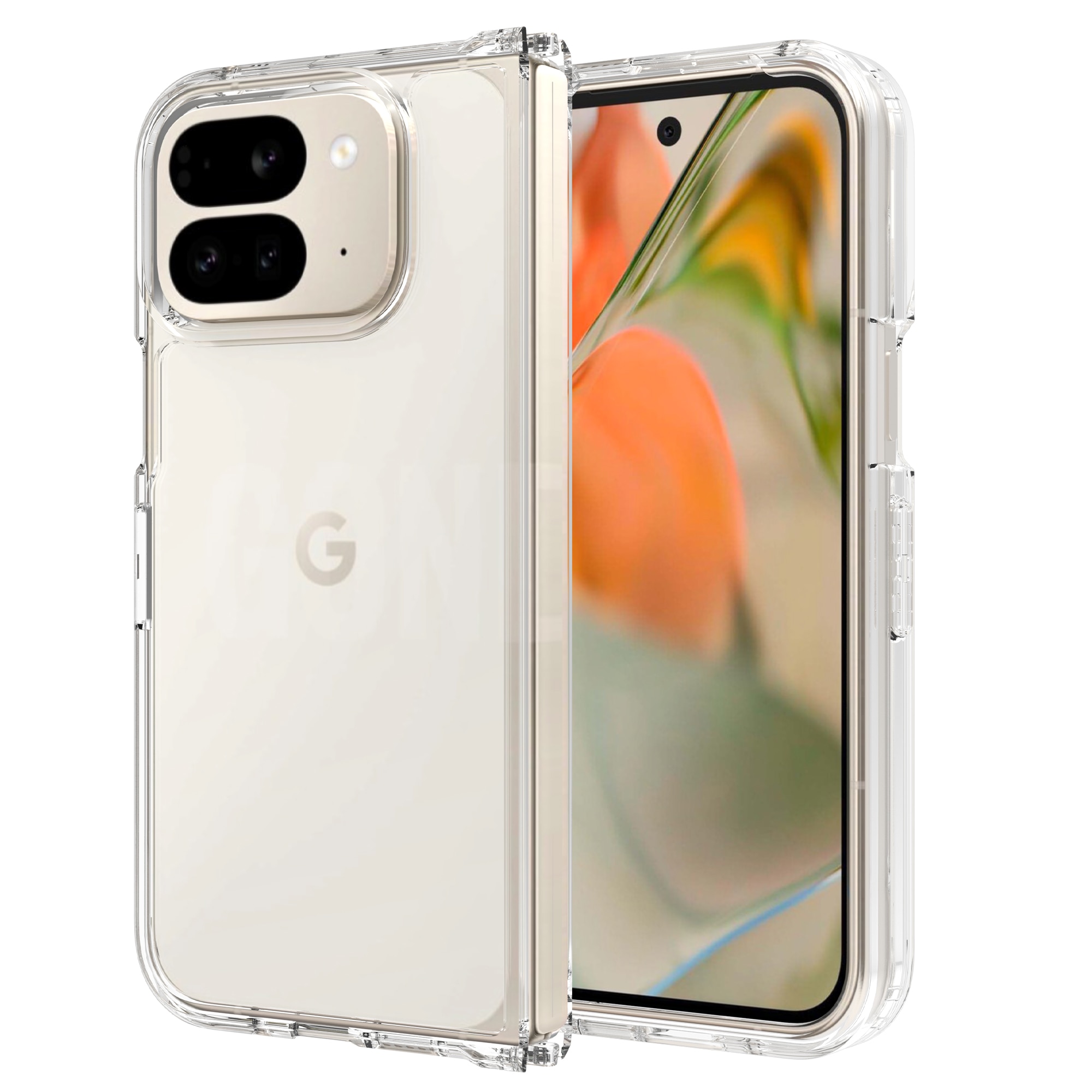 Hybridcase Google Pixel 9 Pro Fold transparant