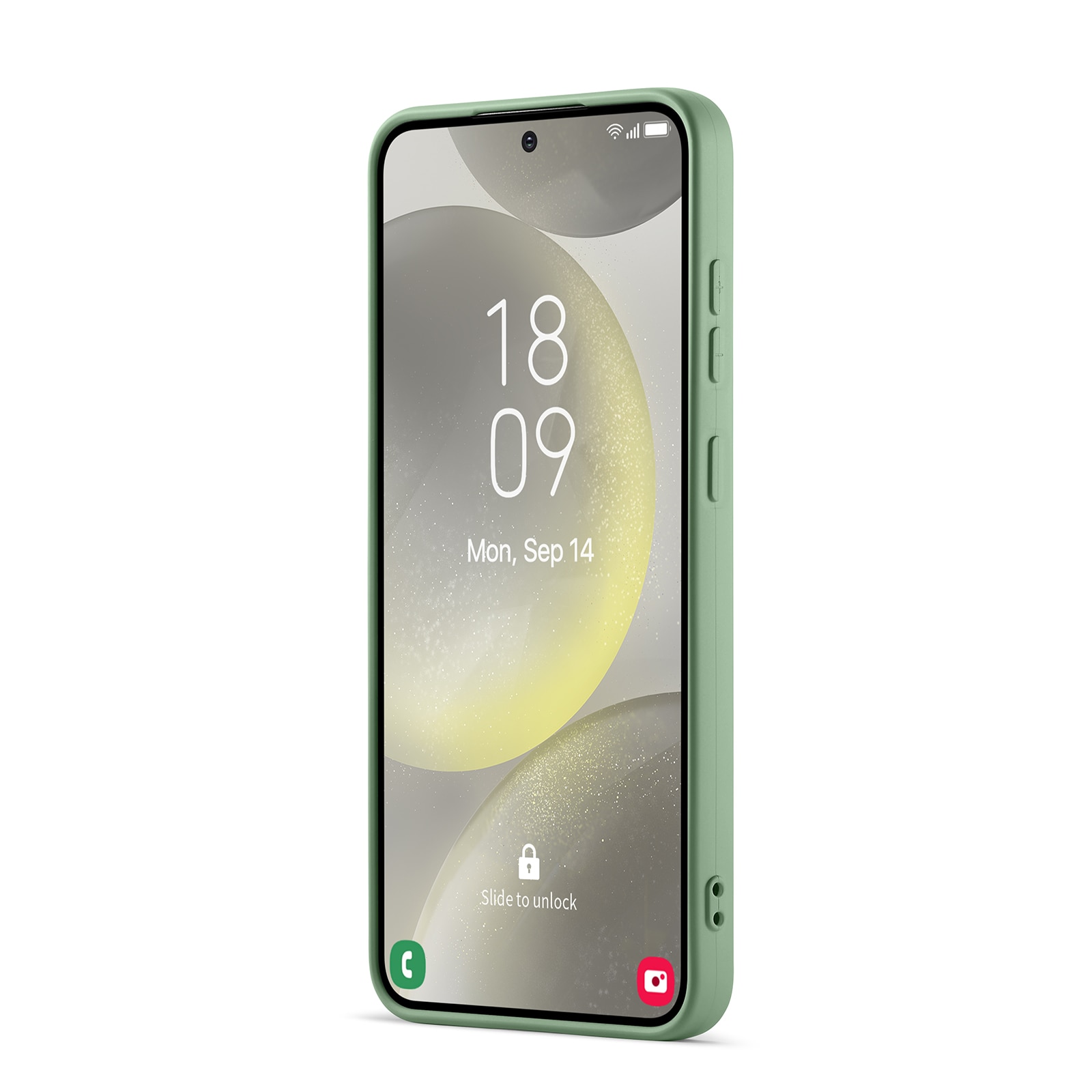 Samsung Galaxy S24 FE Schokbestendige TPU Case Groen