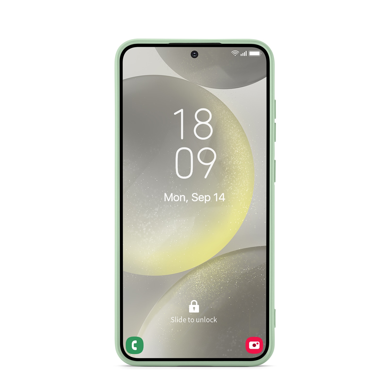 Samsung Galaxy S24 FE Schokbestendige TPU Case Groen