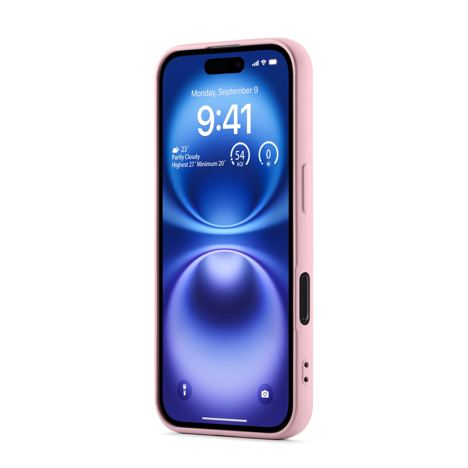 iPhone 16 Plus Schokbestendige TPU Case Roze