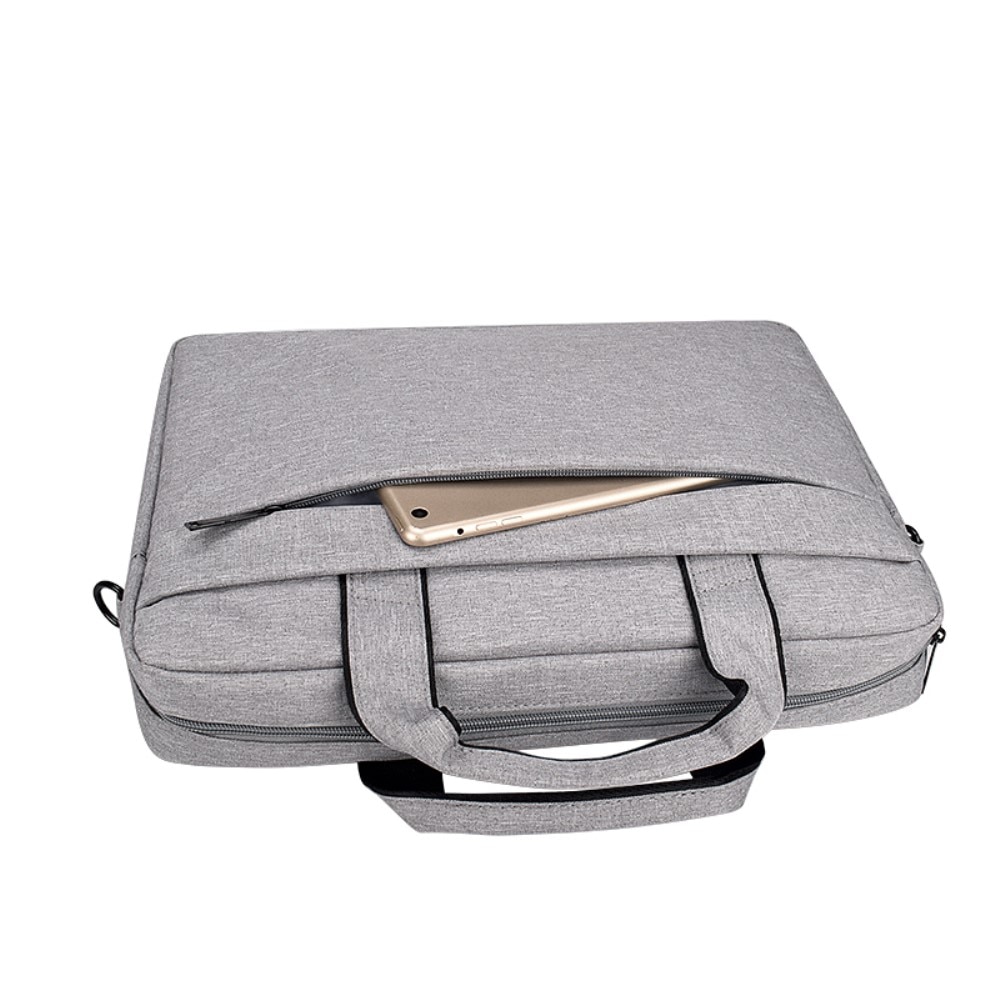 Laptoptas met schouderband up to 13,3" grijs