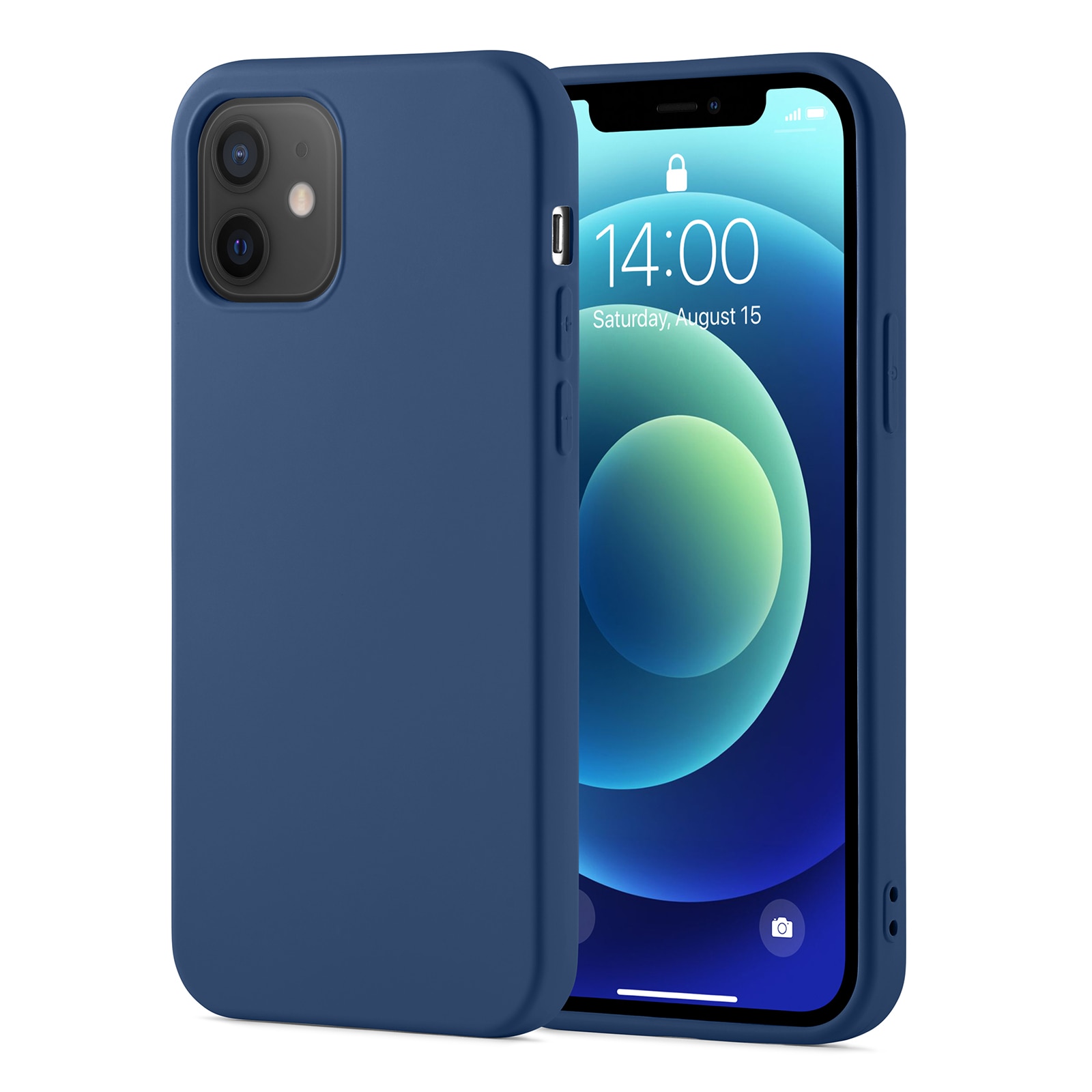 iPhone 12/iPhone 12 Pro TPU Case Donkerblauw