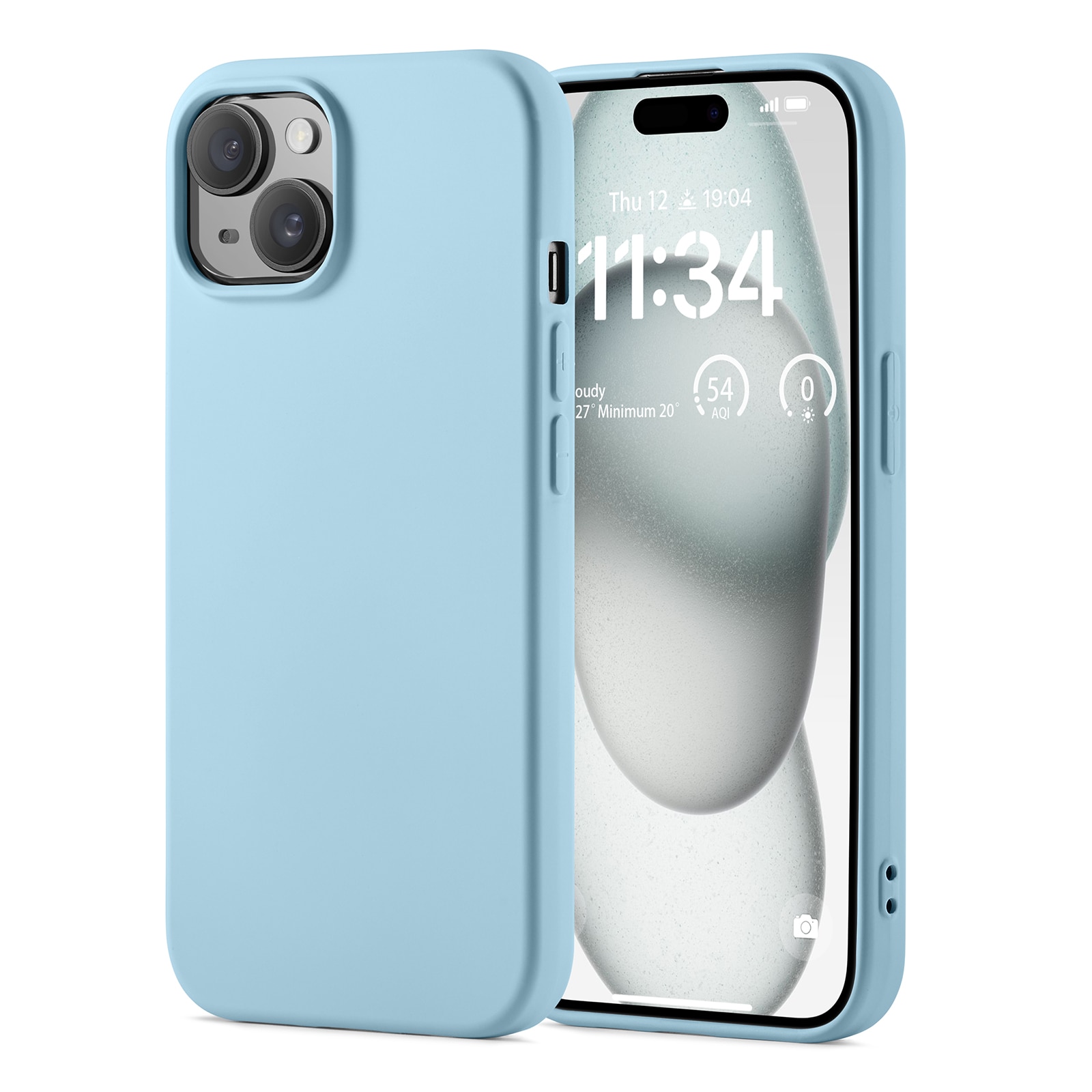 iPhone 15 TPU Case Blauw