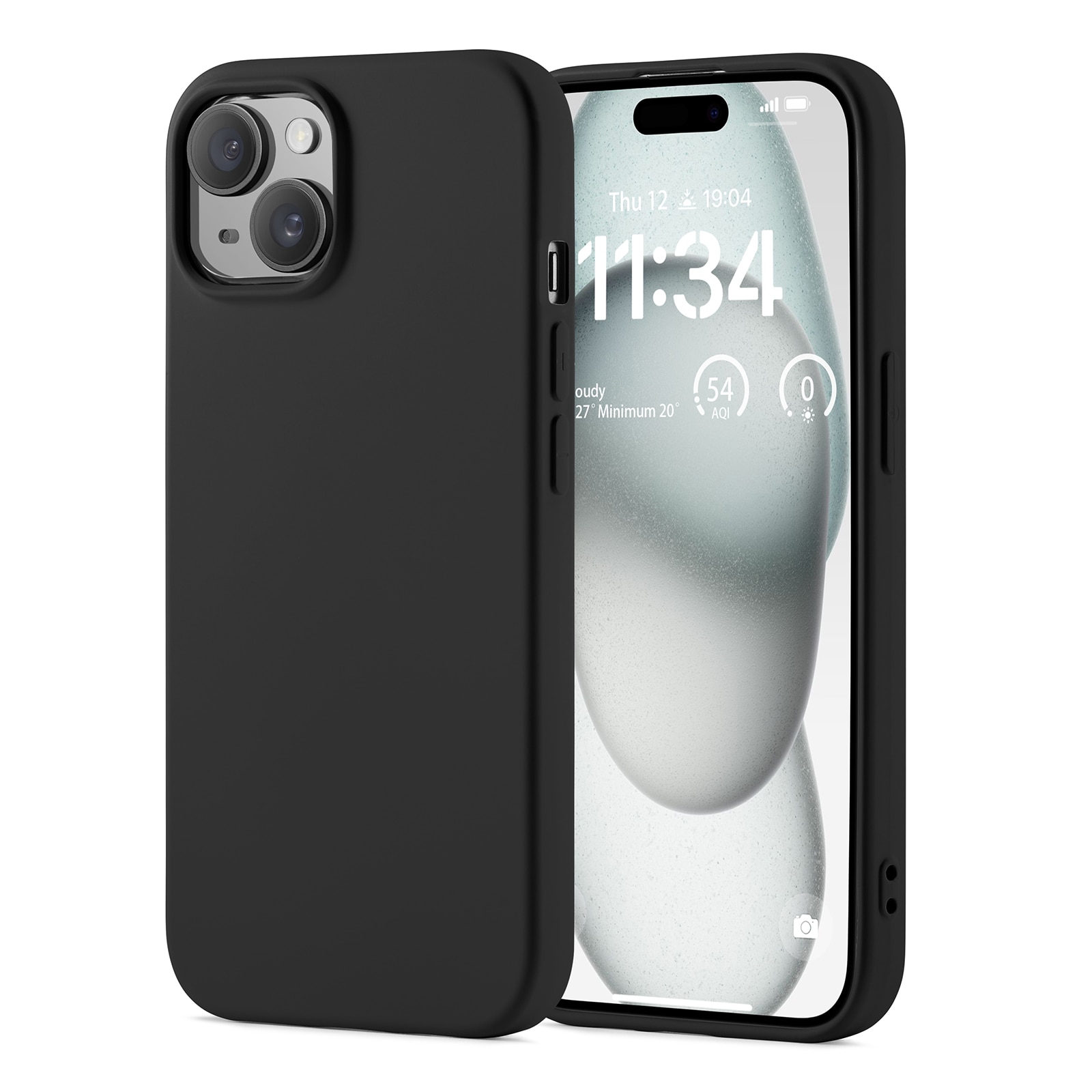 iPhone 15 TPU Case zwart