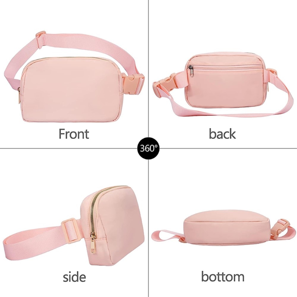 Crossbodytas Nylon, roze