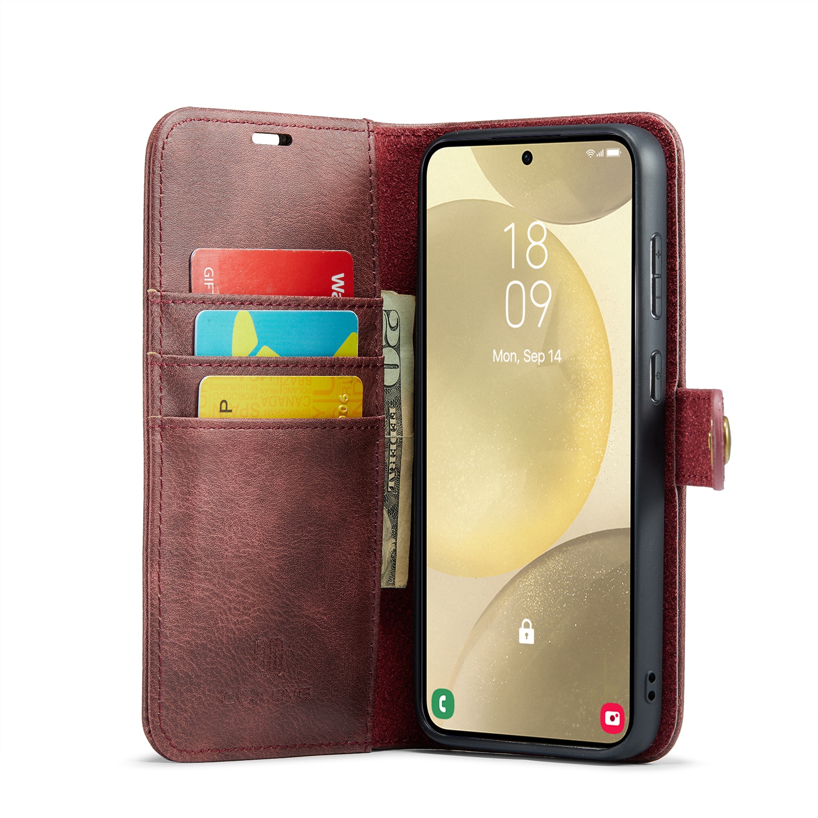 Magnet Wallet Samsung Galaxy A56 Cognac