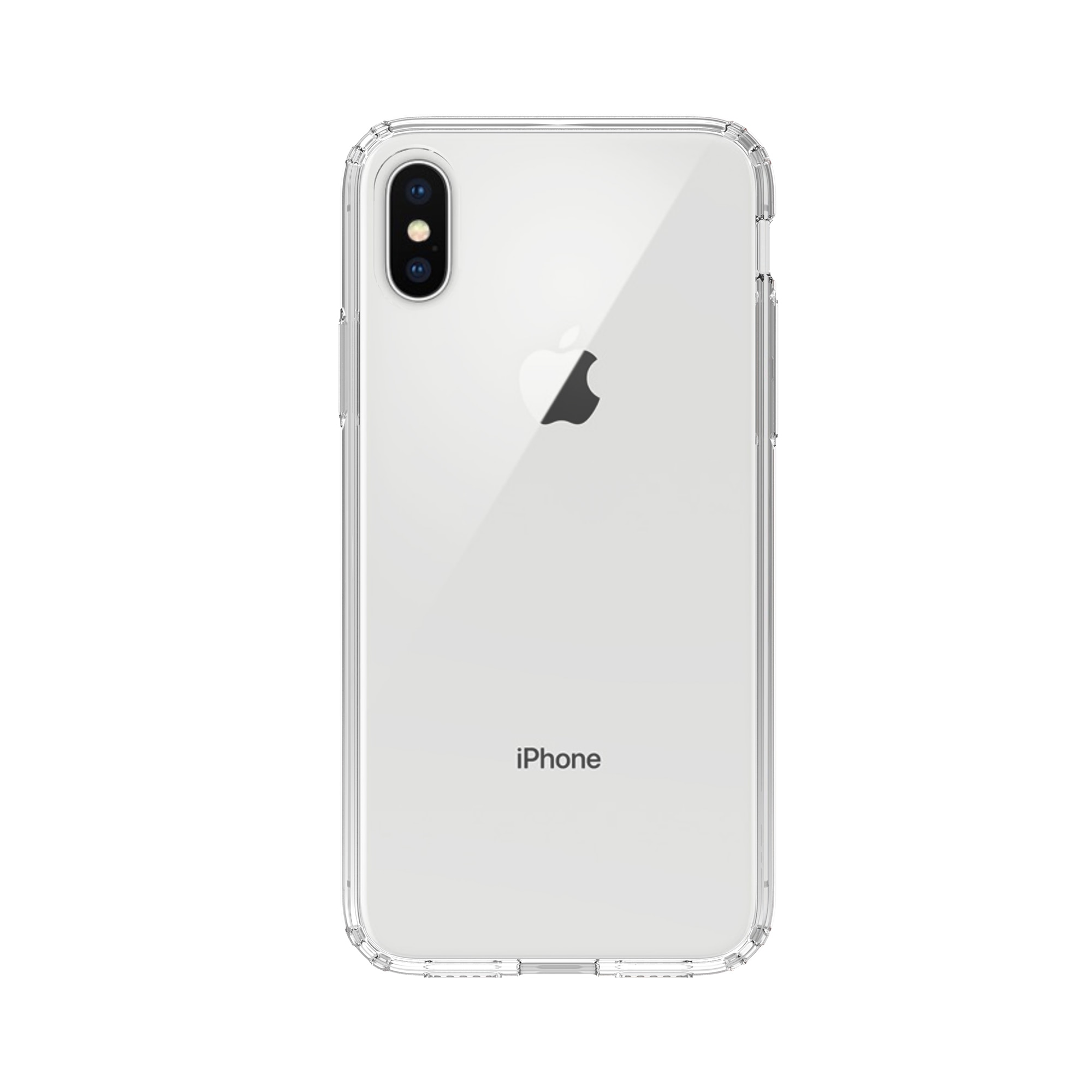 Hybridcase iPhone X/XS transparant