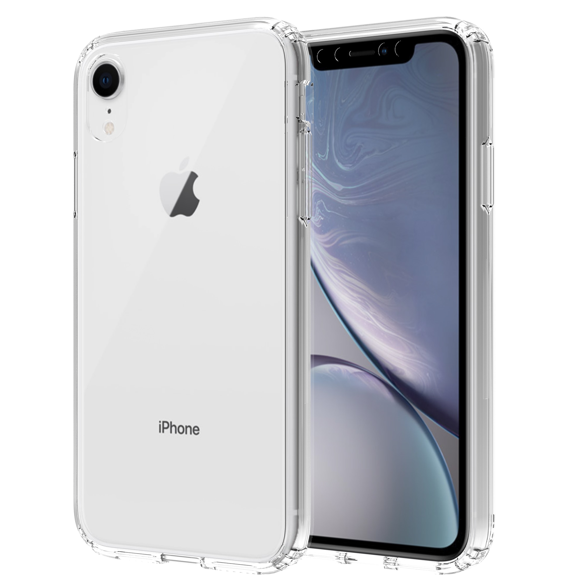 Hybridcase iPhone Xr transparant