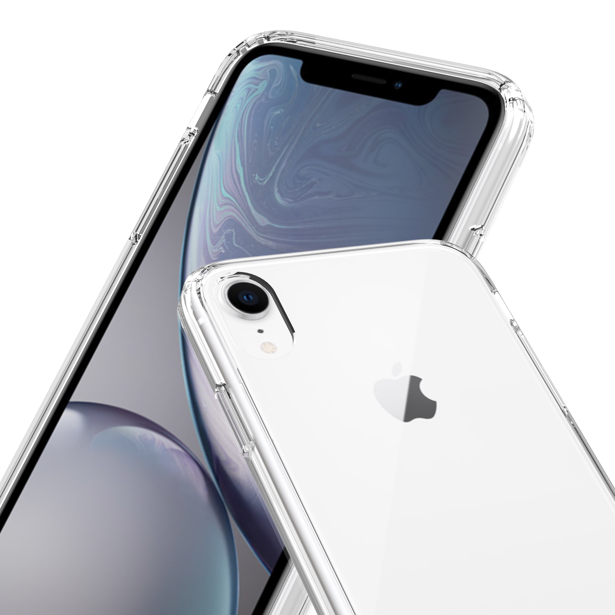 Hybridcase iPhone Xr transparant