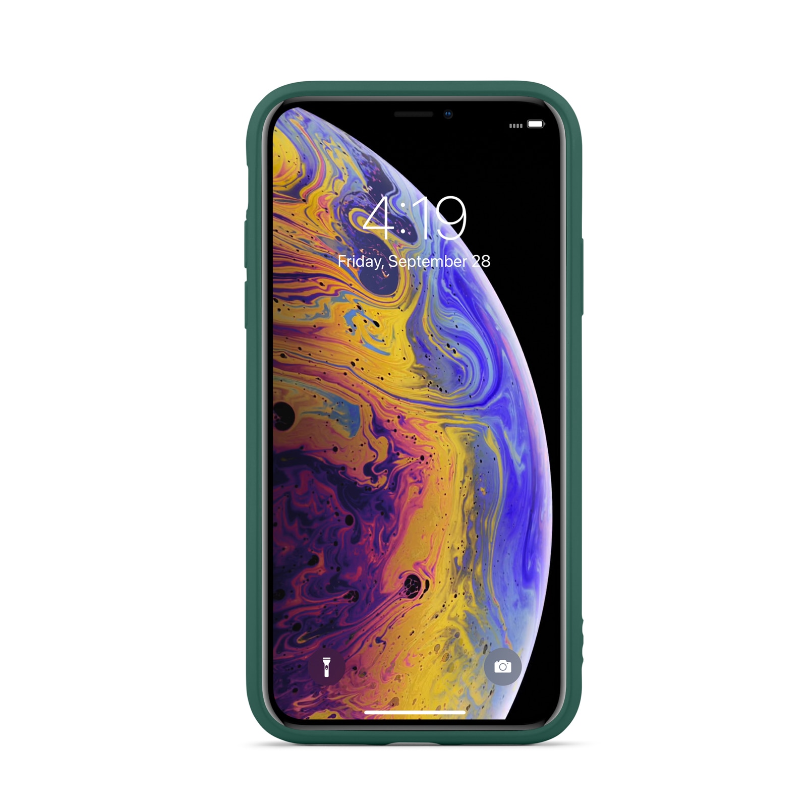 iPhone X/XS TPU Case donkergroen