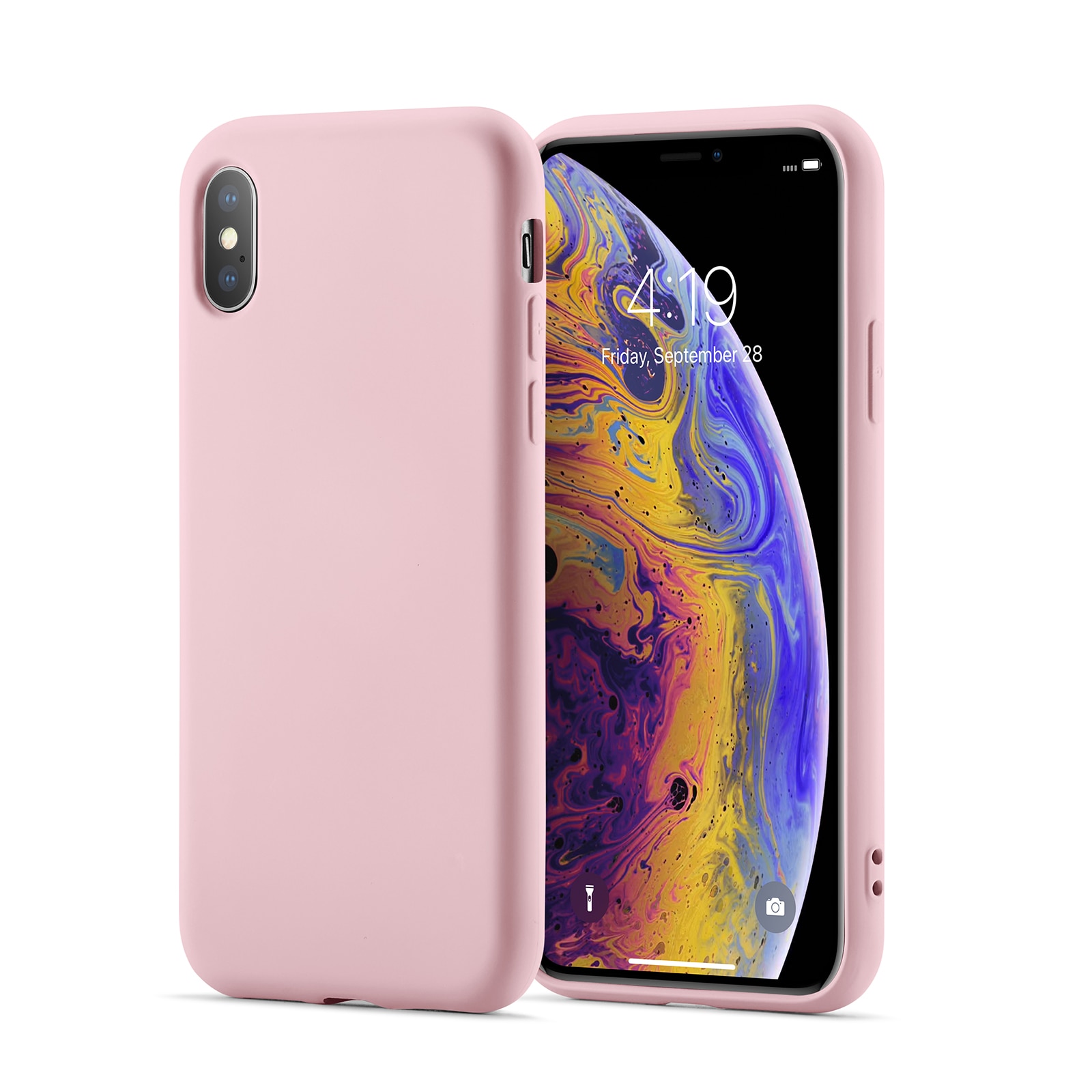 iPhone X/XS TPU Case roze