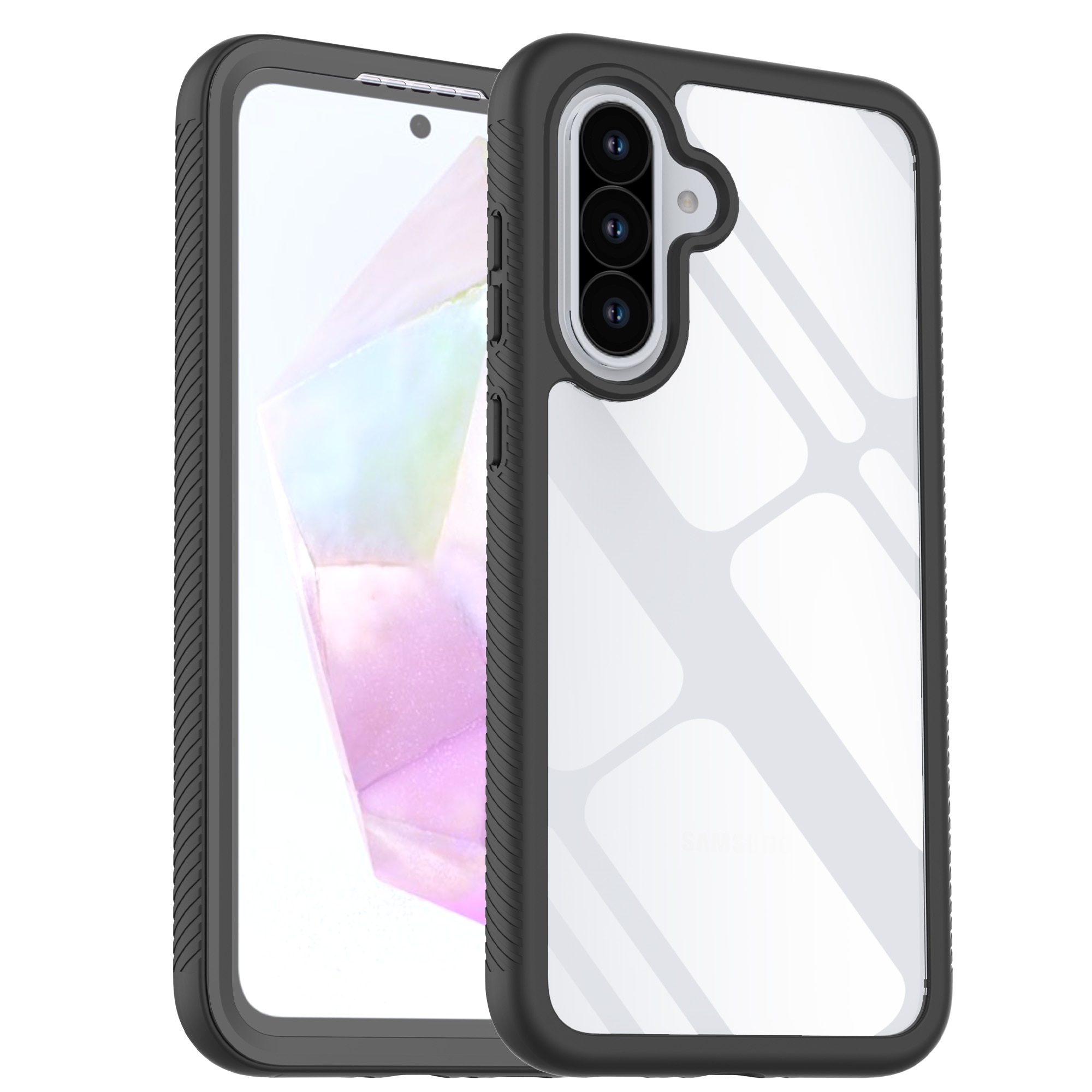 Samsung Galaxy A36 Full Protection Case Zwart