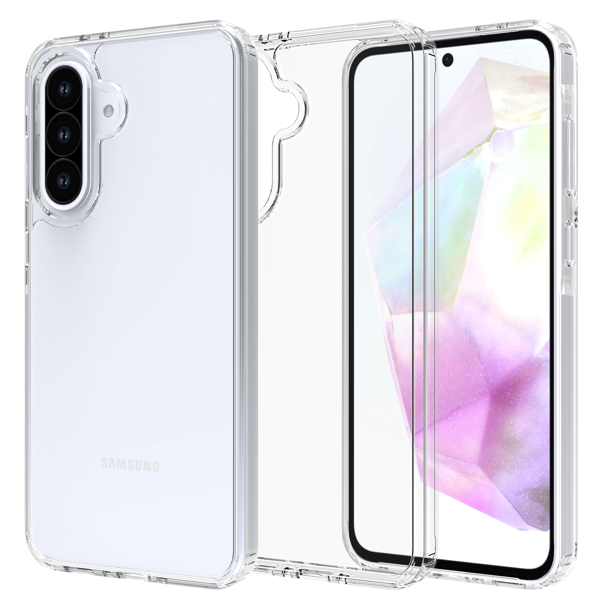 Hybridcase Samsung Galaxy A36 Transparant