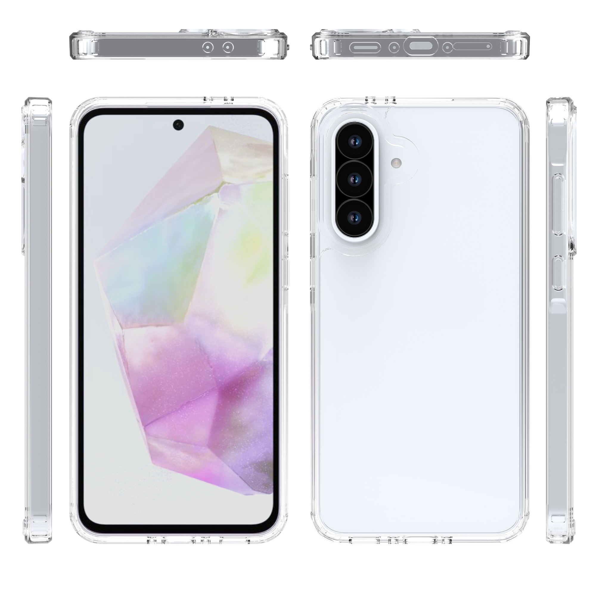 Hybridcase Samsung Galaxy A56 Transparant