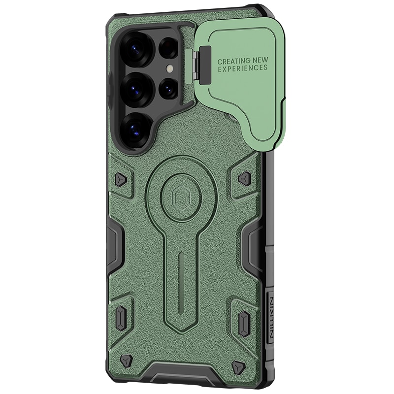 CamShield Armor Prop Case Samsung Galaxy S25 Ultra groen