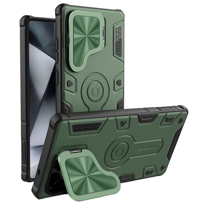 CamShield Armor Prop Case Samsung Galaxy S25 Ultra groen