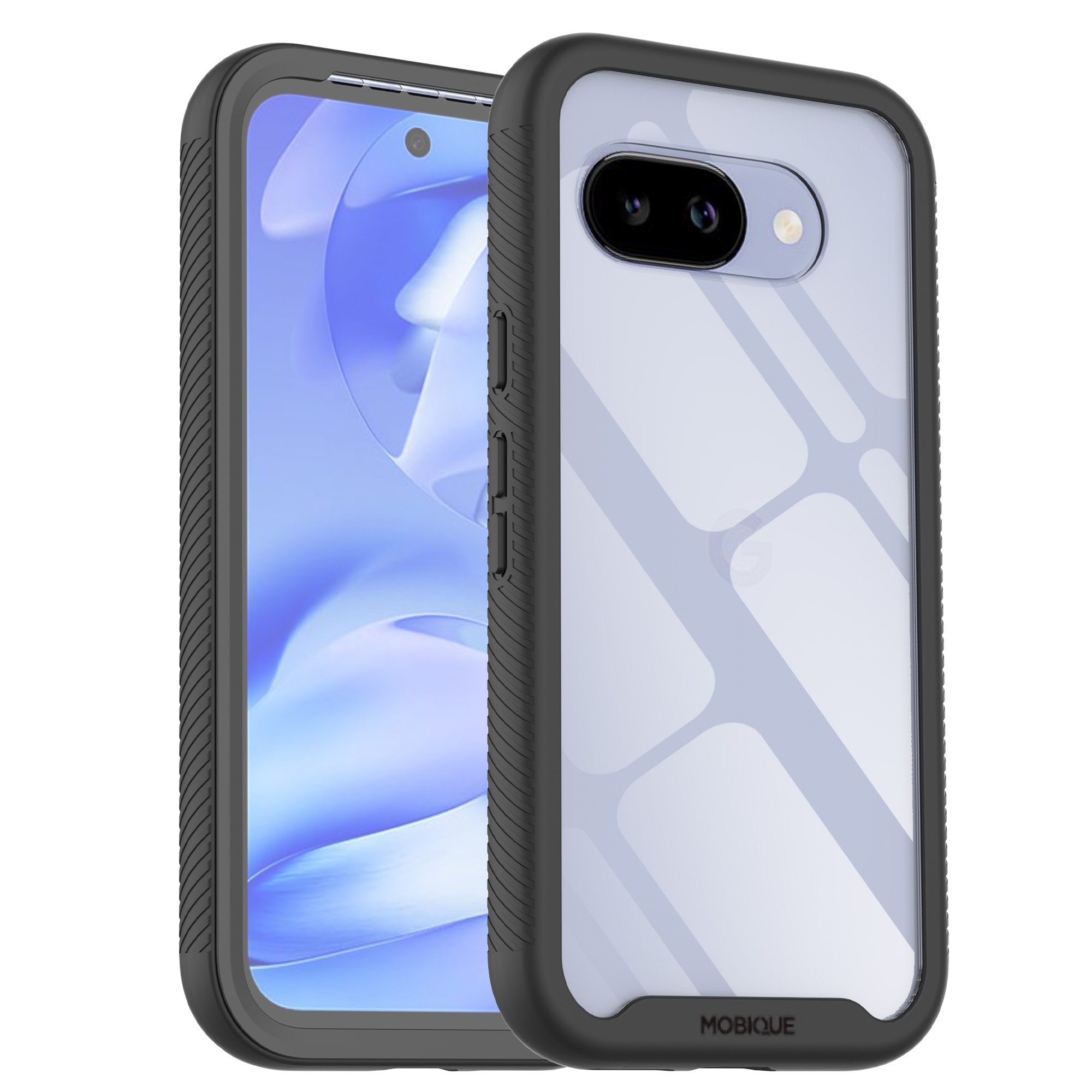 Google Pixel 9a Full Protection Case Zwart