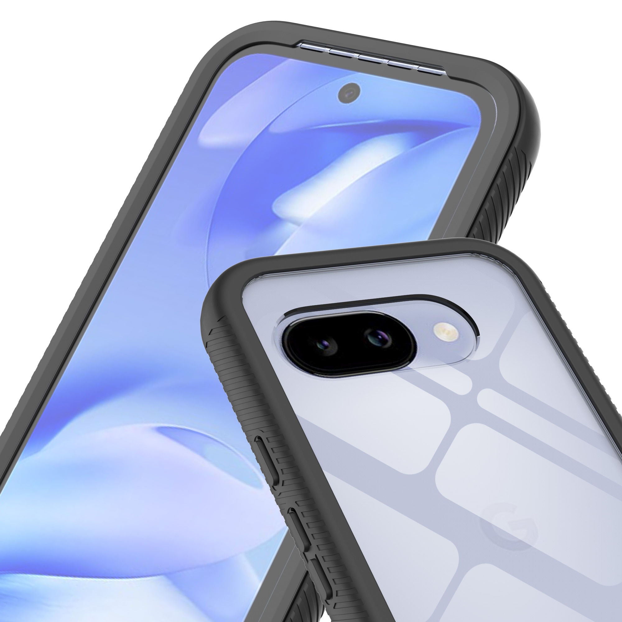 Google Pixel 9a Full Protection Case Zwart