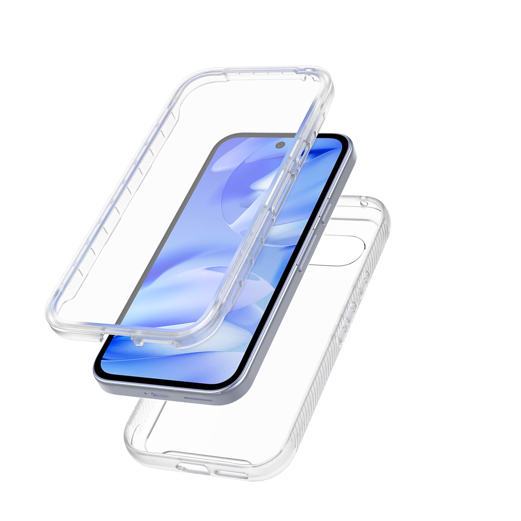 Google Pixel 9a Full Protection Case Transparant