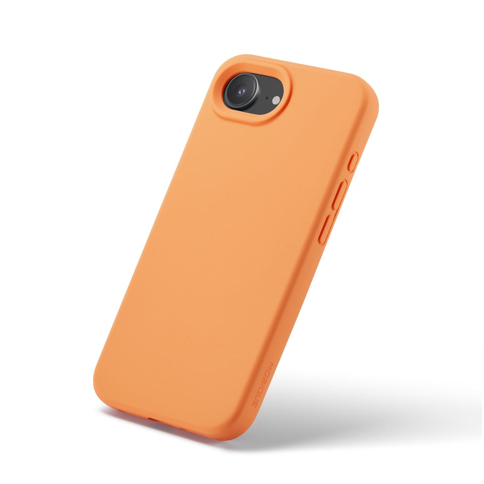 Magnetic Siliconen hoesje iPhone 16e Solar Orange