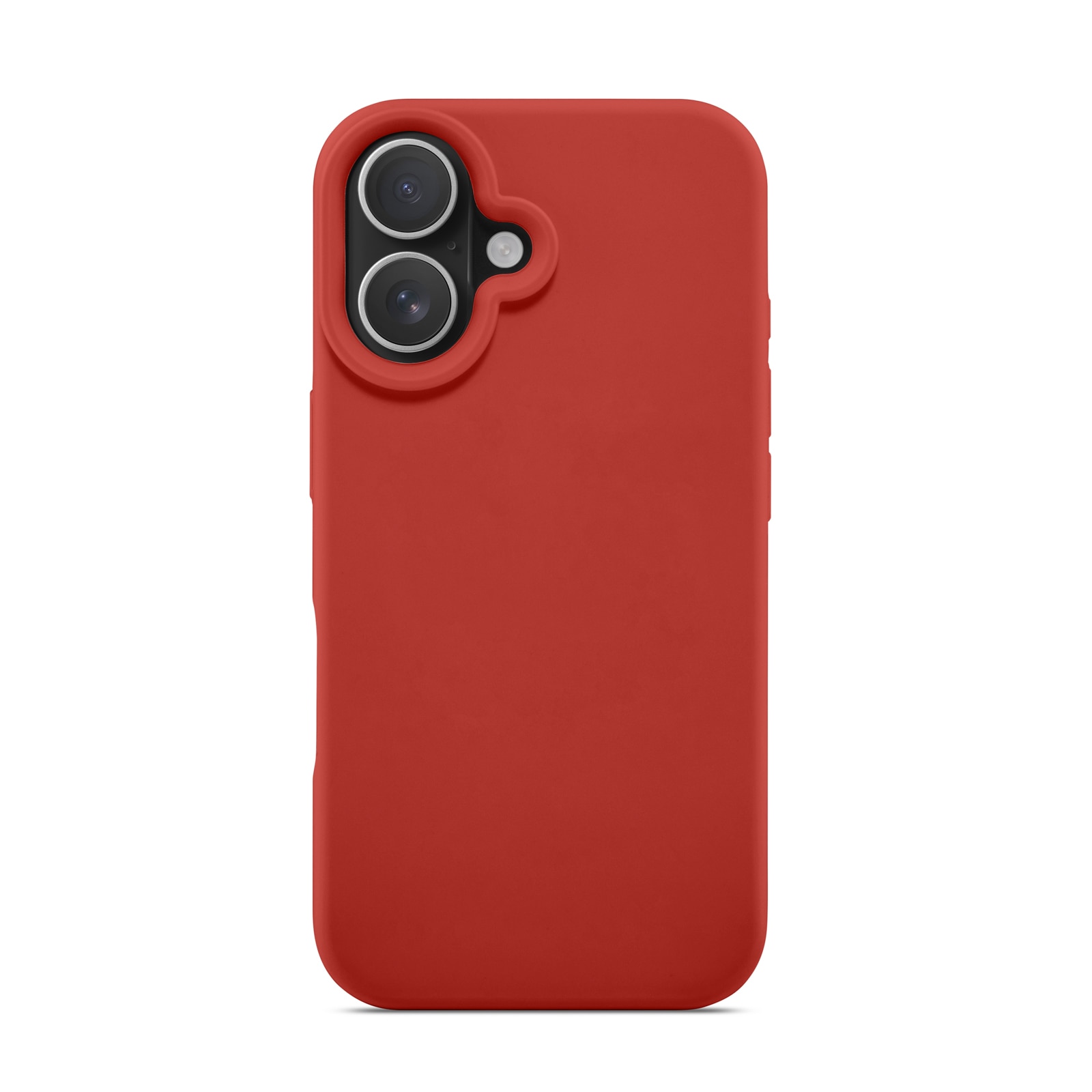 Magnetic Siliconen hoesje iPhone 16 Lava Red